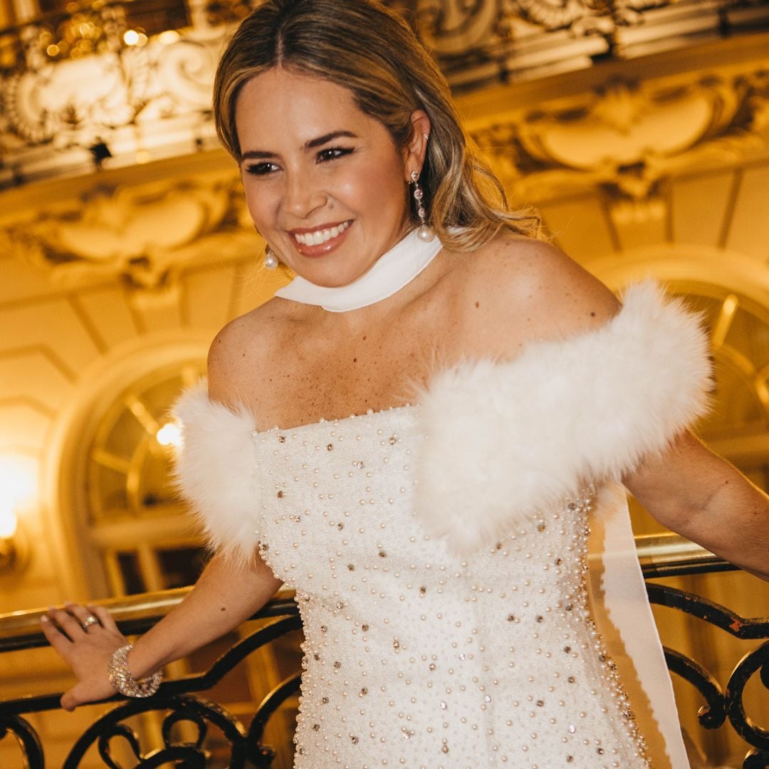 De su vestido de novia 3 en 1 a su tiara personalizada: todos los detalles de la boda de María Baraza