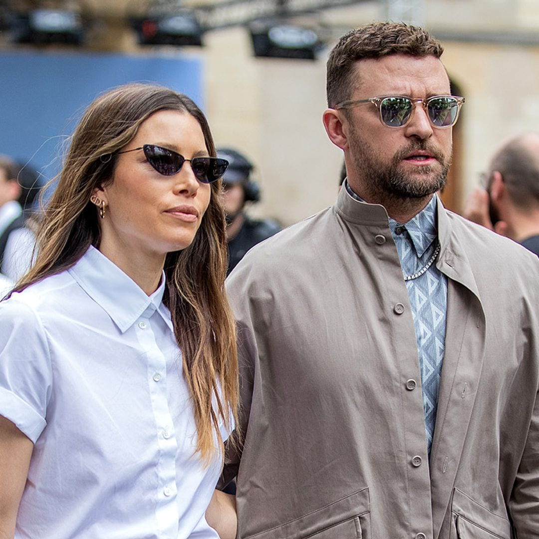 Looks coordinados, turismo y 'front rows'... Jessica Biel y Justin Timberlake arrasan en París