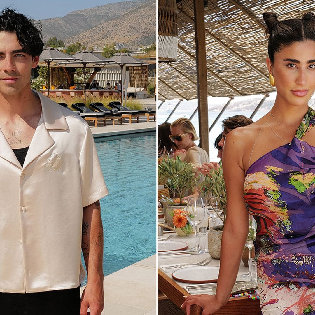 Joe Jonas, fotografiado en Grecia con una atractiva actriz dos semanas después de su ruptura con Stormi Bree