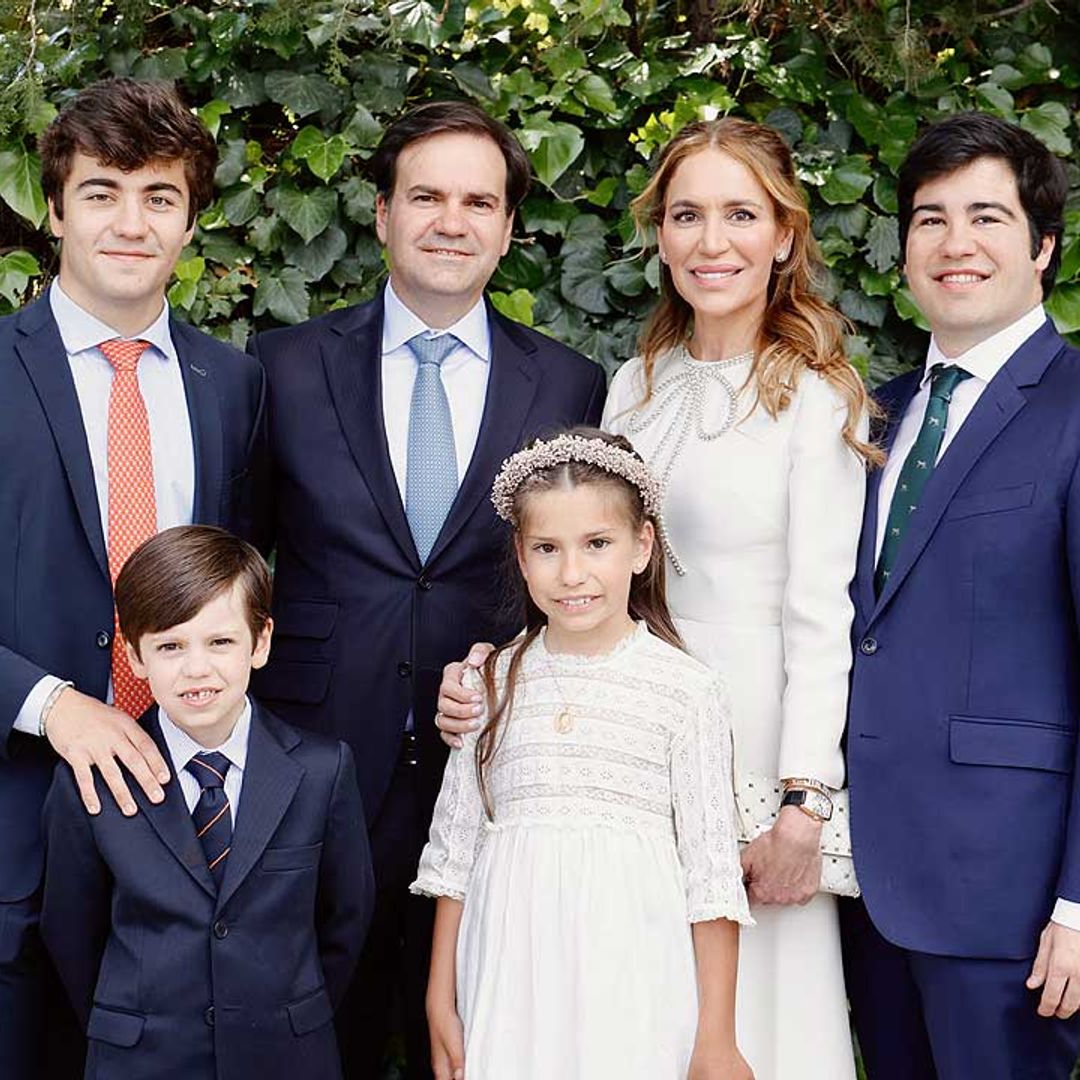 Gema Ruiz celebra en Madrid la comunión de su hija Julieta rodeada de familiares y amigos