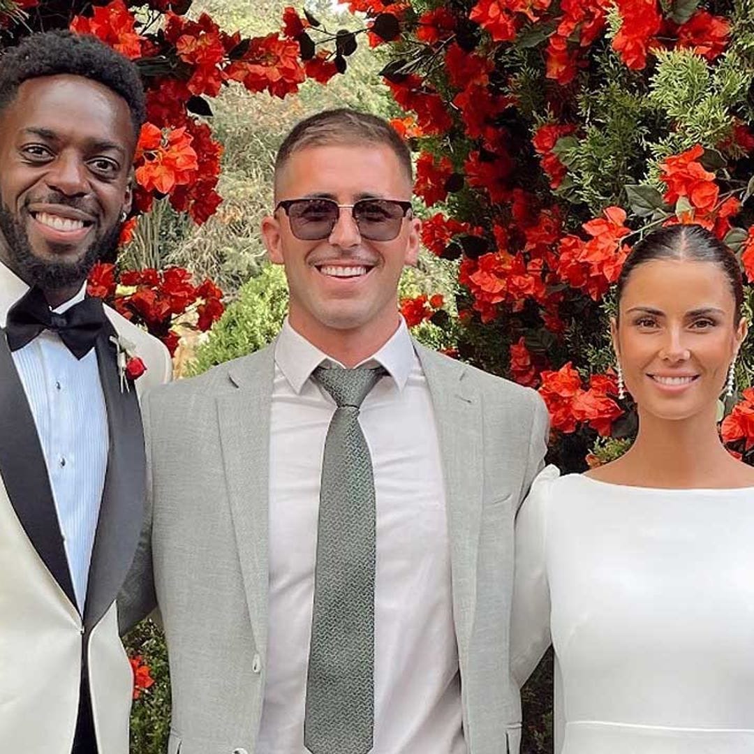 El futbolista Iñaki Williams y Patricia Morales se dan el 'sí, quiero' en una divertida boda repleta de música y guiños africanos