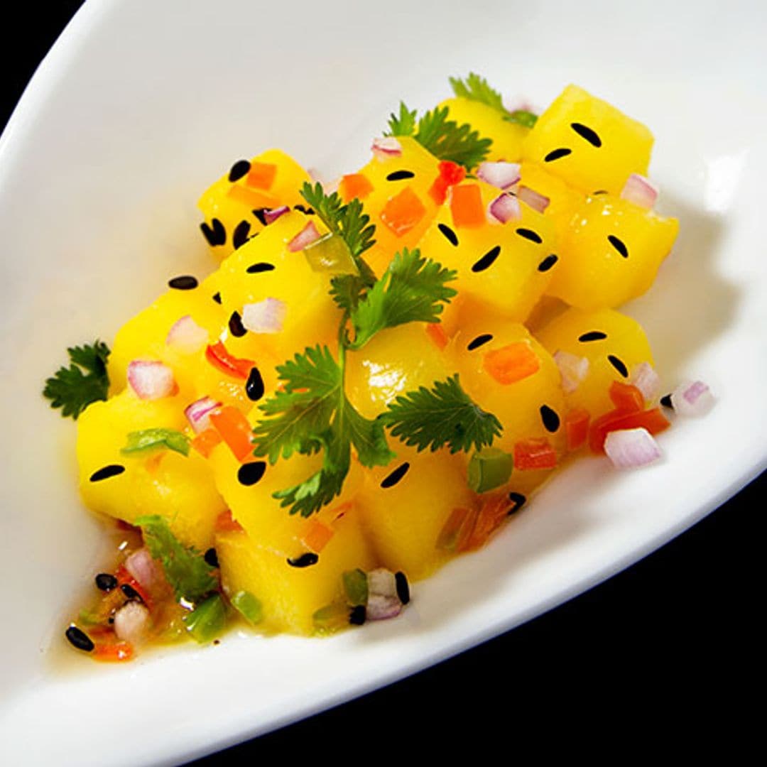 Ceviche vegano de mango