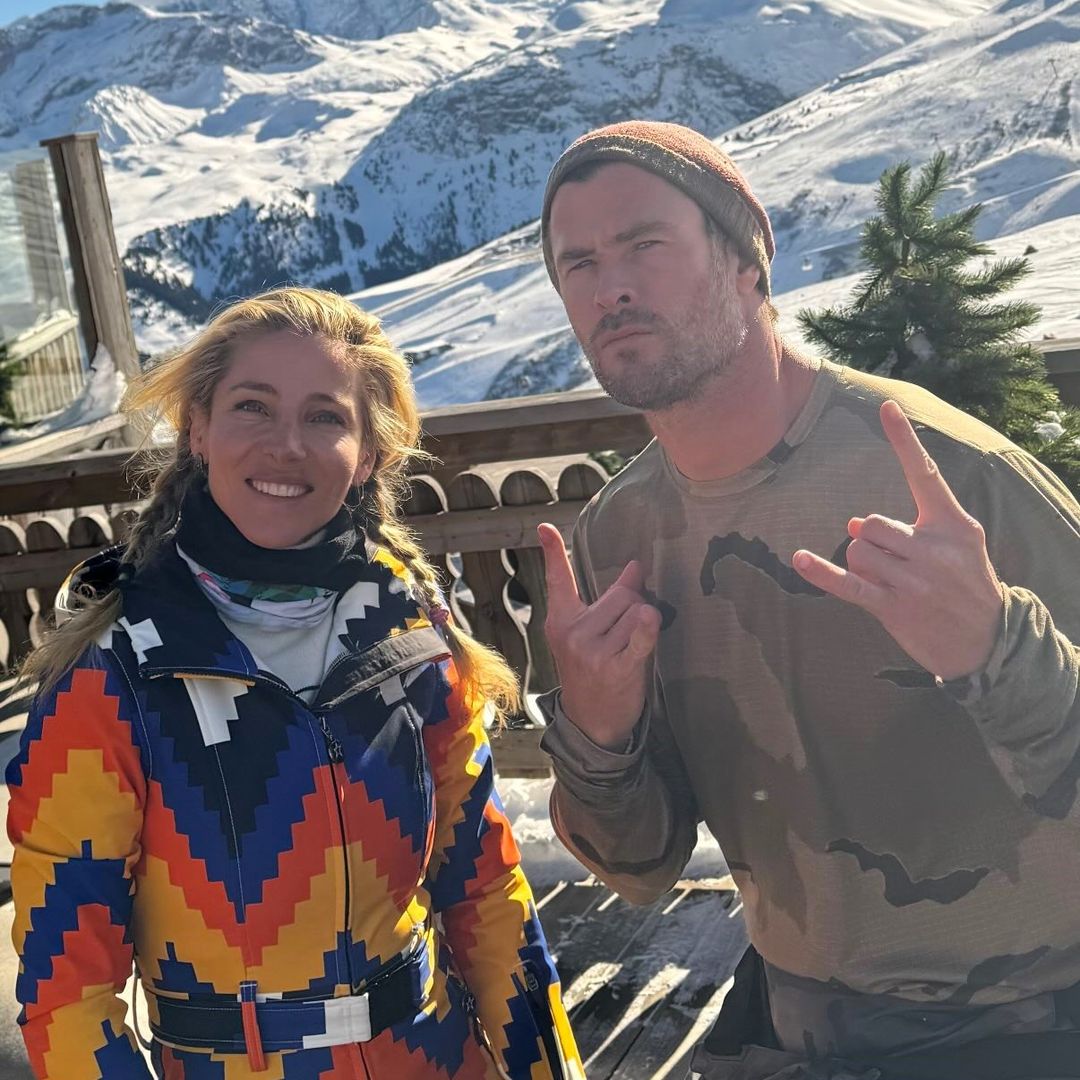 La espectacular escapada de Elsa Pataky y Chris Hemsworth con sus hijos a los Alpes