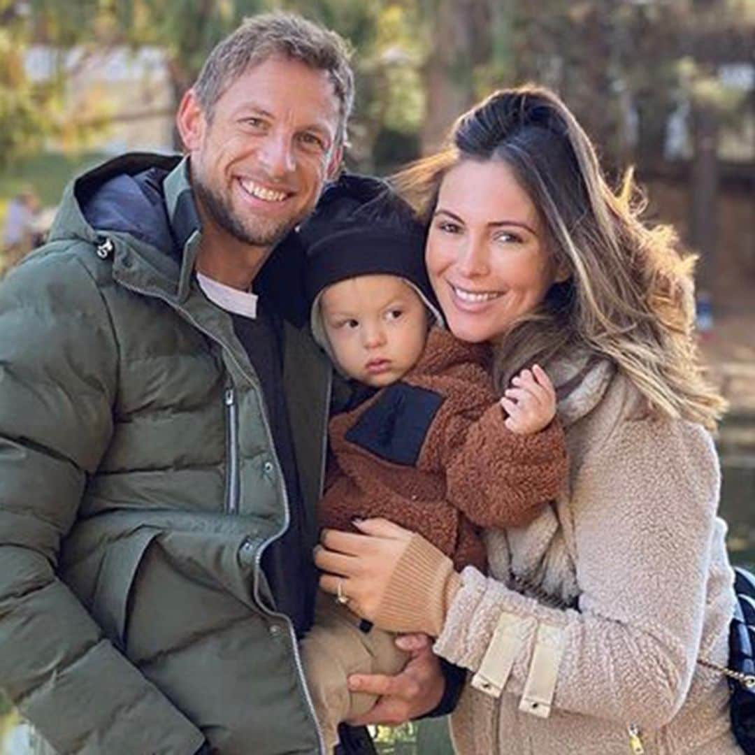 Entre juegos y columpios, la divertida tarde en el  parque de Jenson Button y su familia