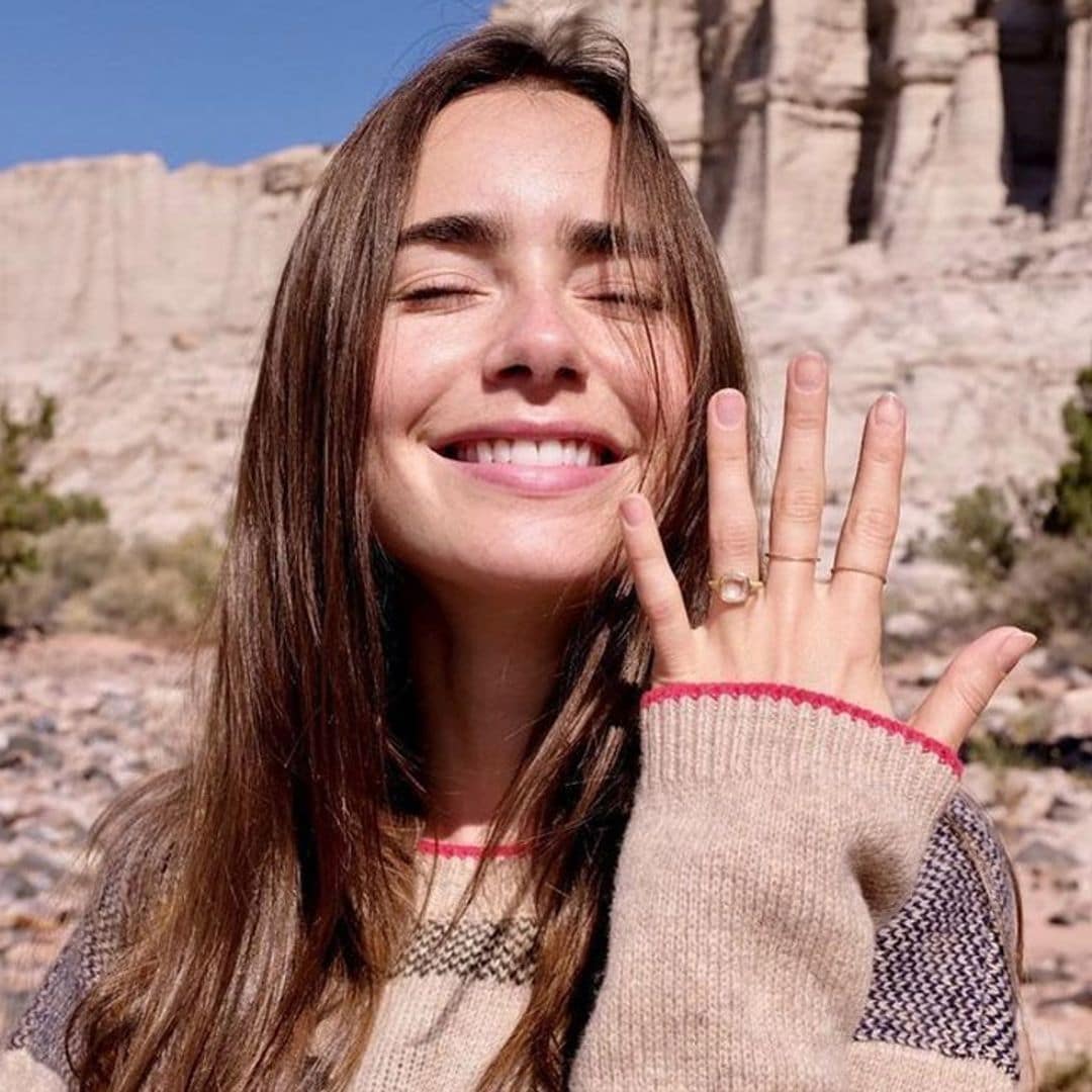 Roban los anillos de boda de Lily Collins mientras estaba de vacaciones en un spa