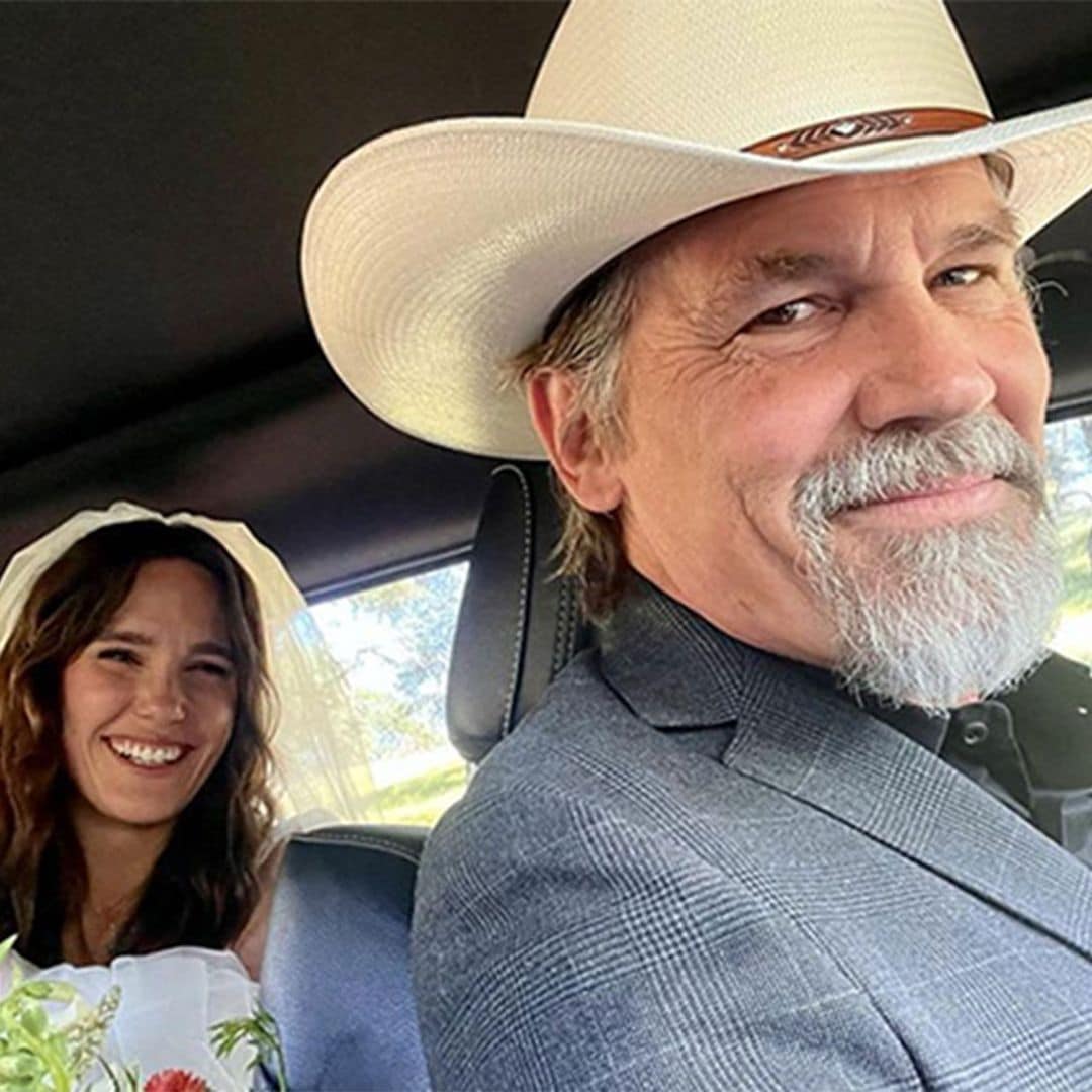 Josh Brolin, emocionado en la boda de su hija