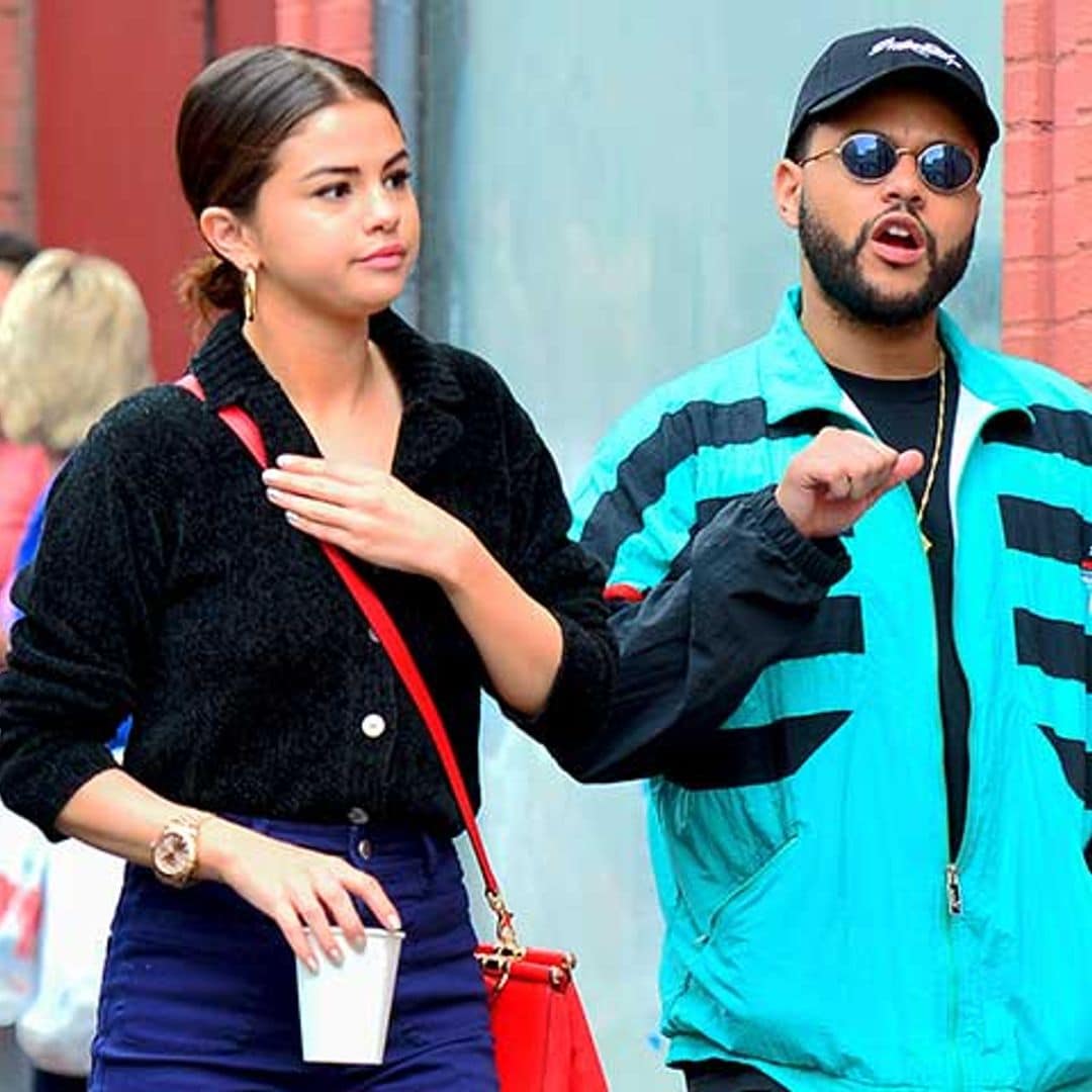 Selena Gomez presume de estilo setentero en un paseo con The Weeknd