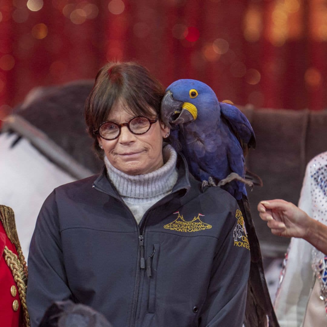 Estefanía de Mónaco, casi irreconocible con gafas en su tradicional cita circense