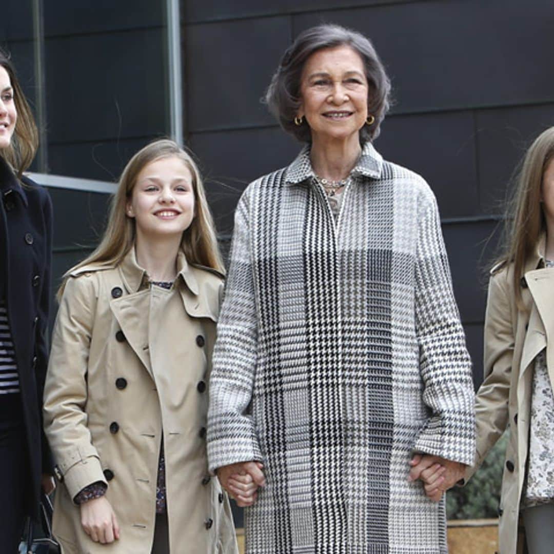 Doña Letizia, Sofía, Leonor y la prenda del reencuentro más esperado