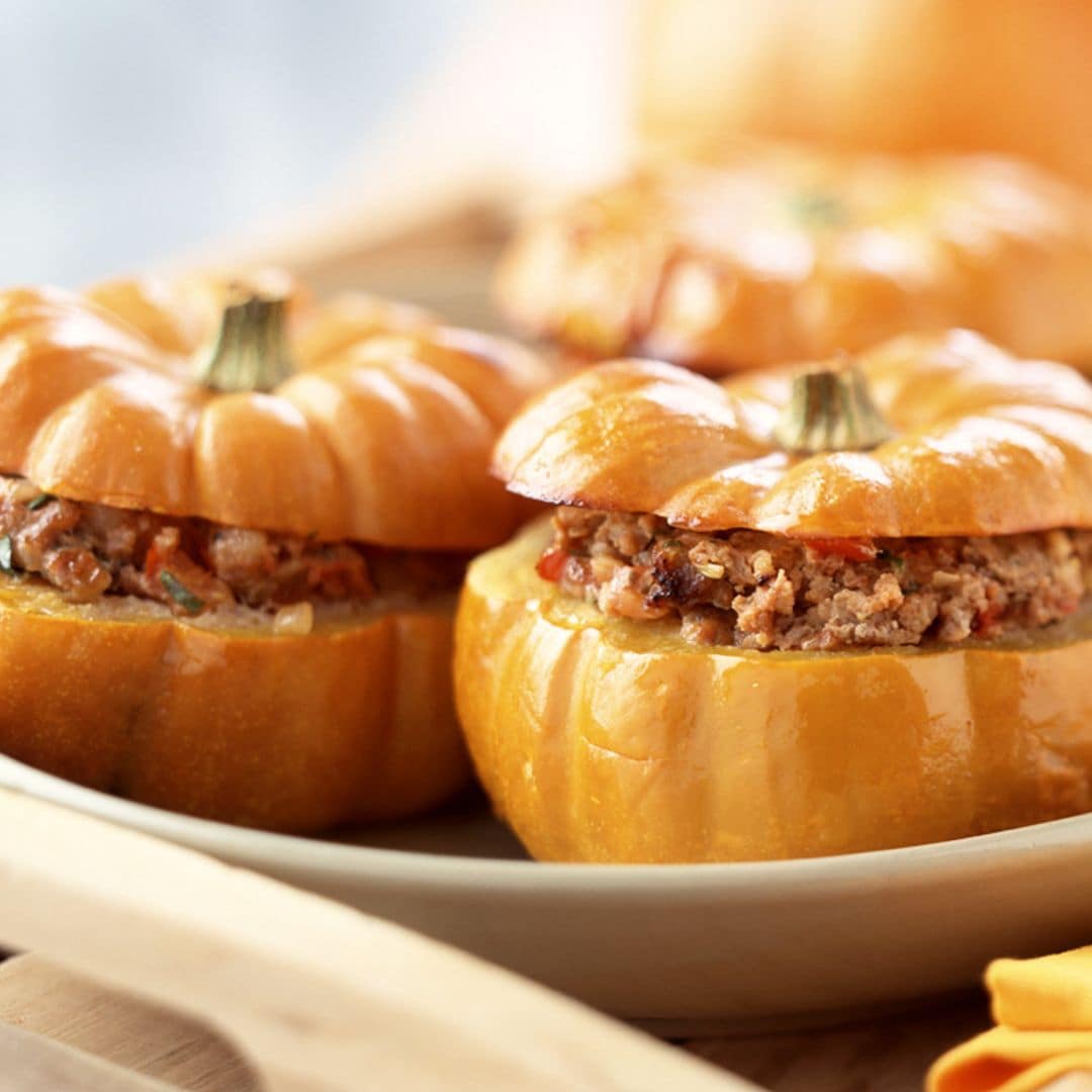 Mini calabazas rellenas de carne