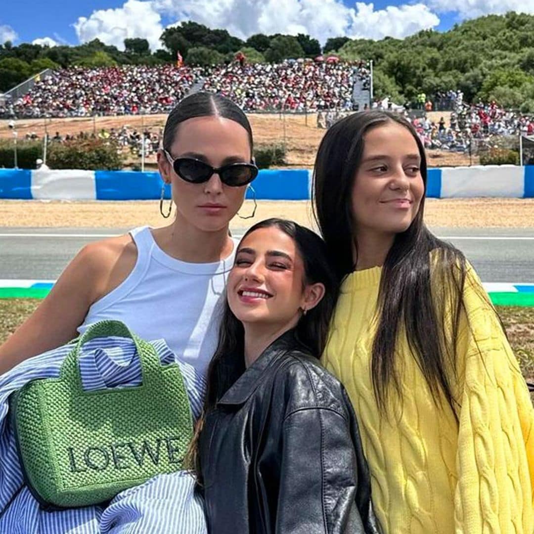 Victoria de Marichalar disfruta del circuito de Jerez con la 'influencer' Lola Lolita y su gran amiga Rocío Laffón