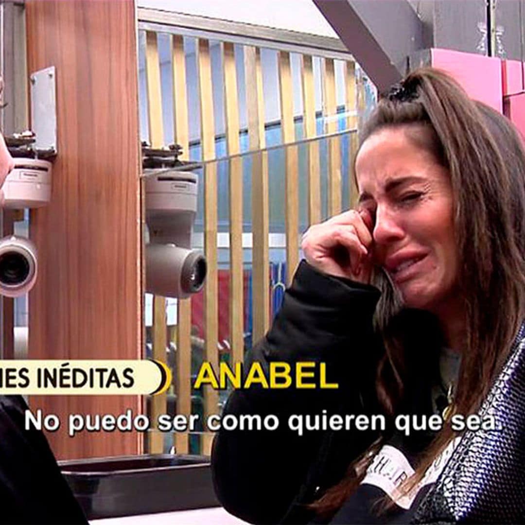 Anabel Pantoja se derrumba tras la visita de Kiko Hernández a la casa de Gran Hermano