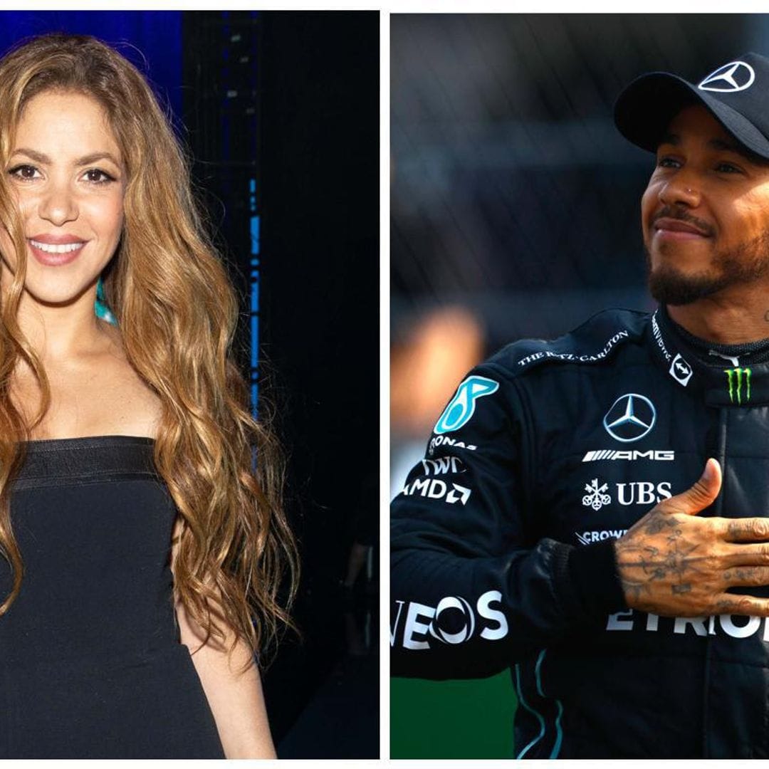 Tras su encuentro con Tom Cruise en la F1, Shakira es captada junto a Lewis Hamilton