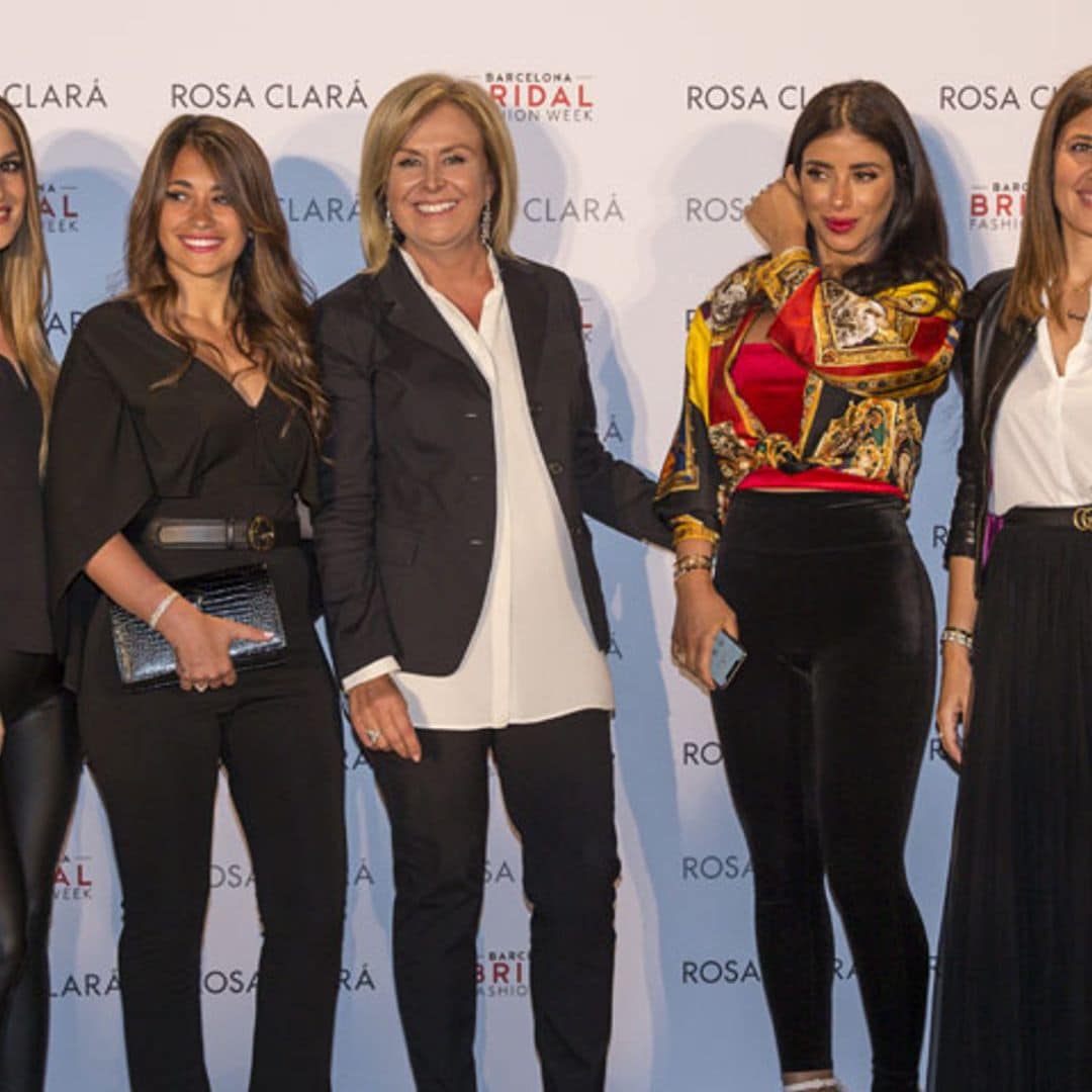 Antonella Roccuzzo, la invitada incondicional en el mediático 'front row' de Rosa Clará