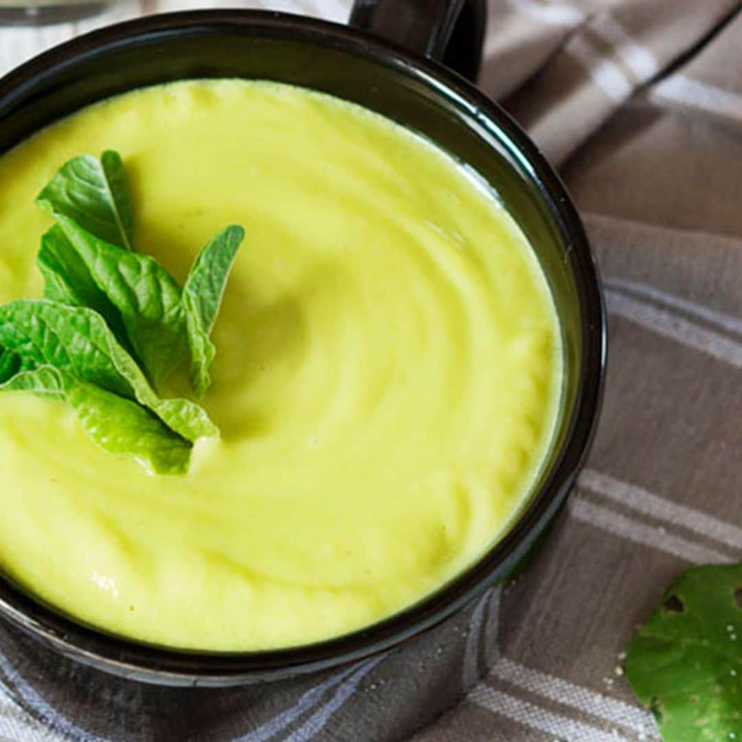 Crema fría de aguacate