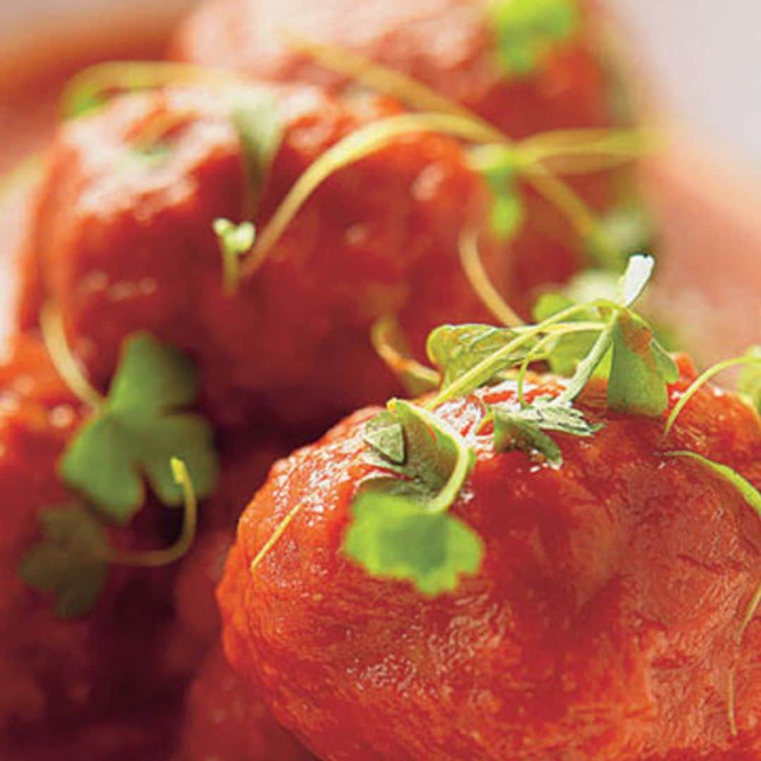 Albóndigas de pavo con tomate