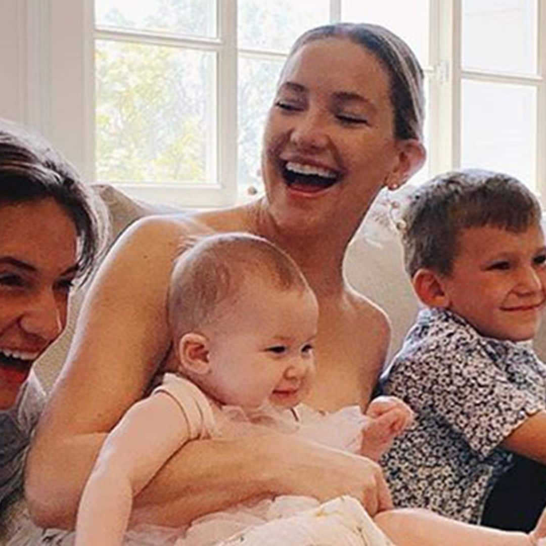 La primera fotografía de Kate Hudson con toda su familia no tiene precio