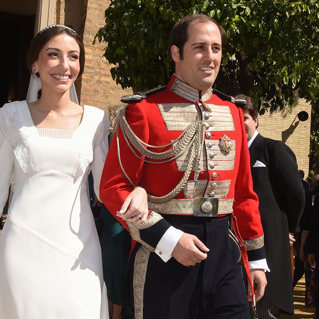 La gran boda aristocrática de Javier Solís Benjumea, sobrino del duque de Alba, con Alejandra García Insa en Sevilla