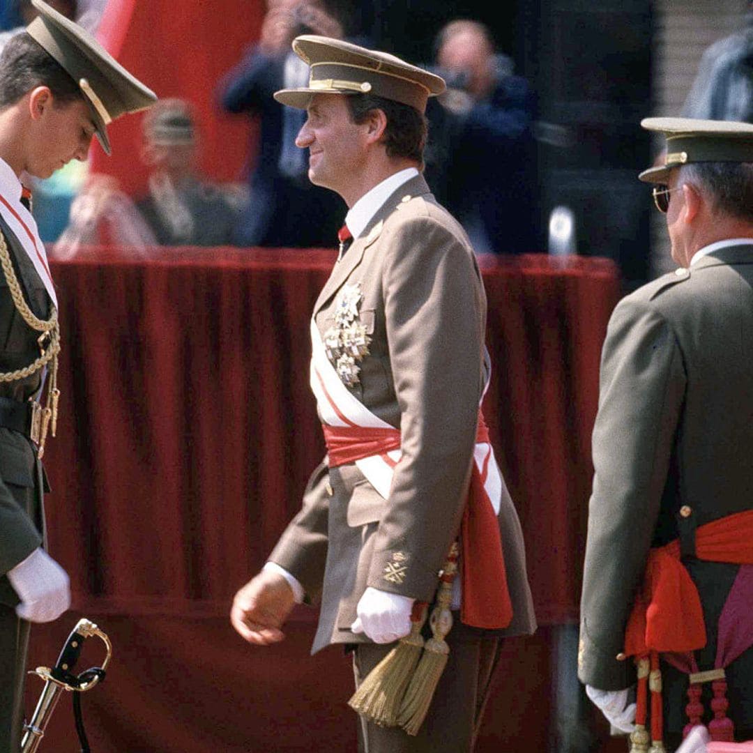 Las tres generaciones de la Familia Real que han pasado por la Academia Militar de Zaragoza