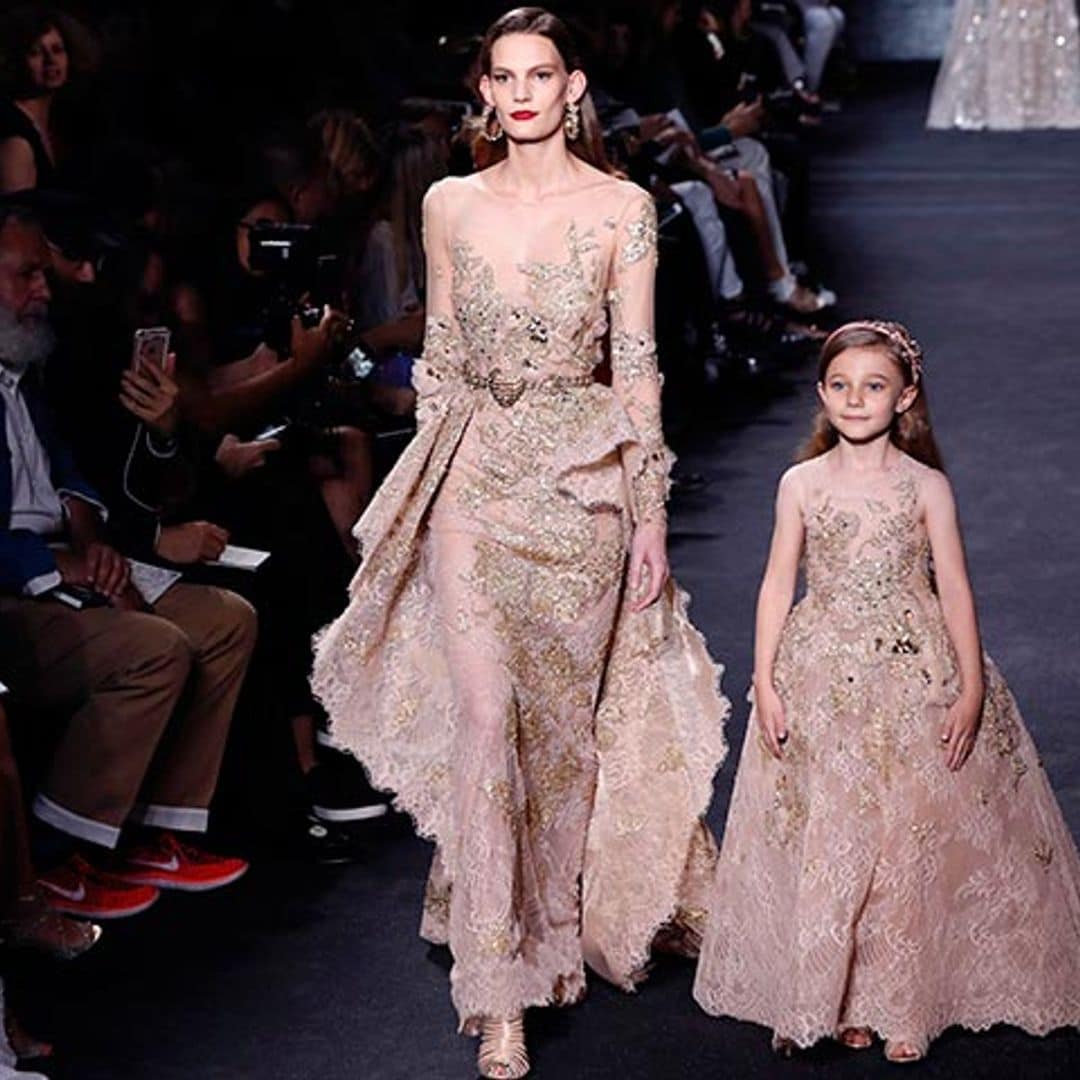 Los 'mini' Elie Saab aterrizan en París