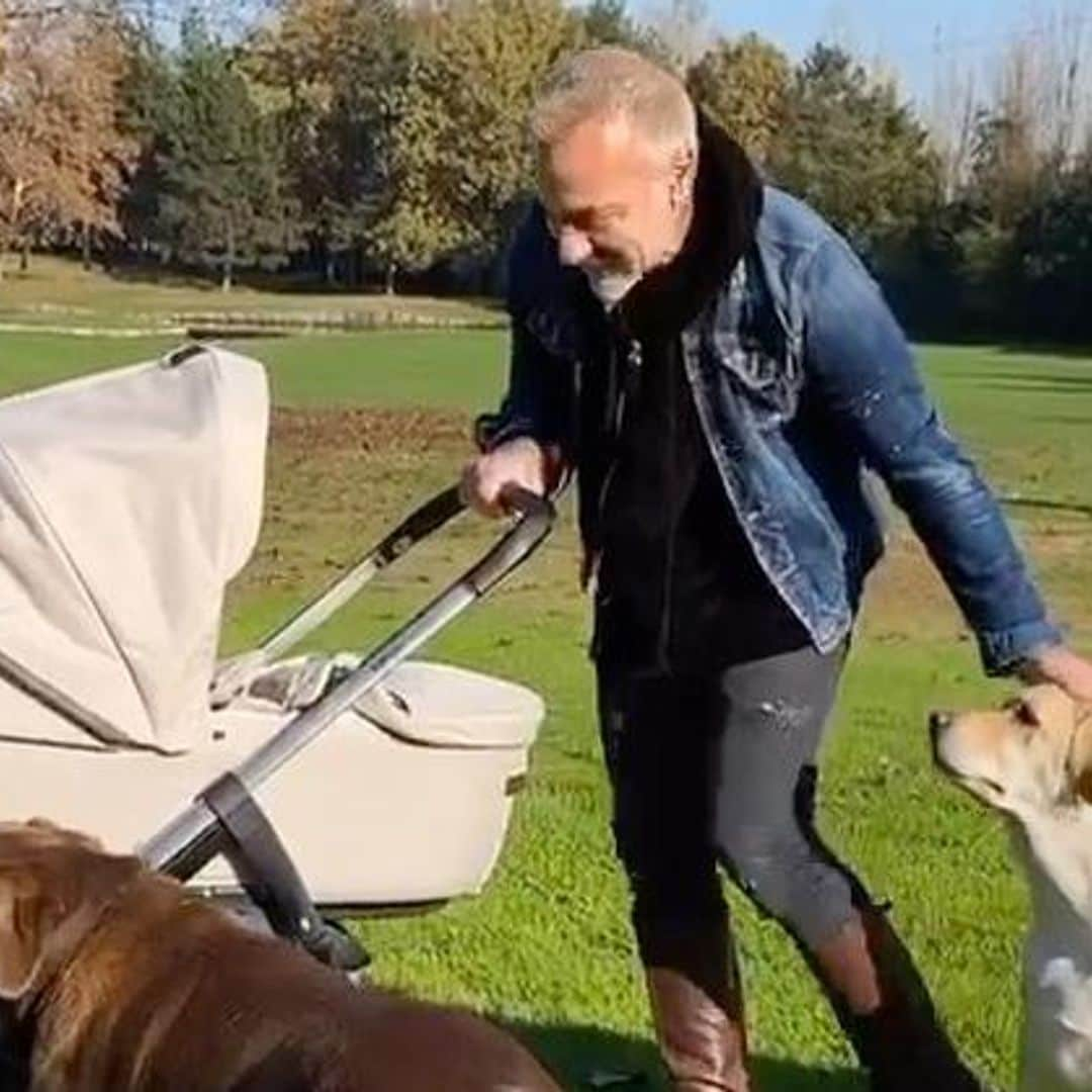 Gianluca Vacchi y su bebé Blu Jerusalema hacen su primer baile de padre e hija