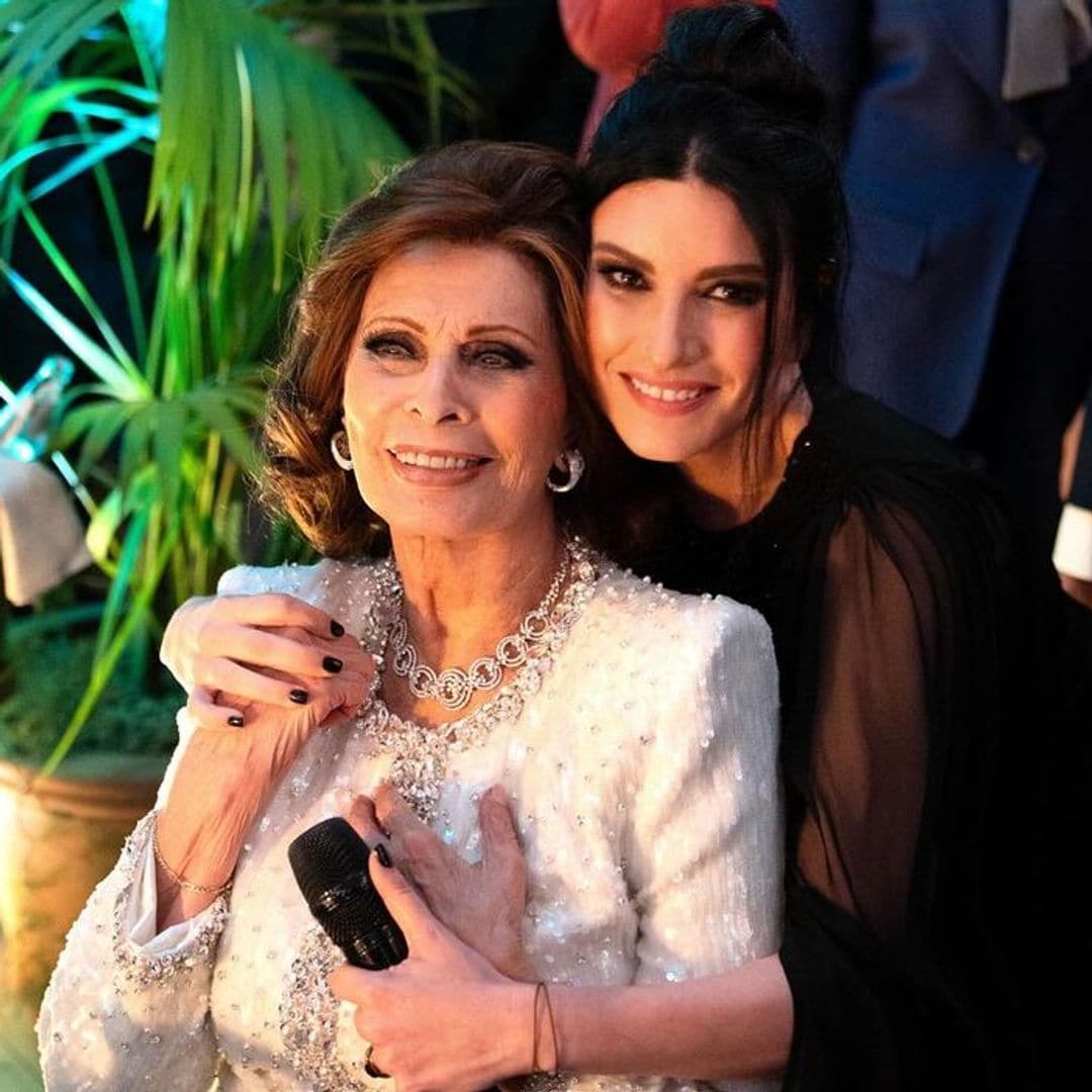 Laura Pausini, la invitada sorpresa en la celebración de Sophia Loren por su cumpleaños 90