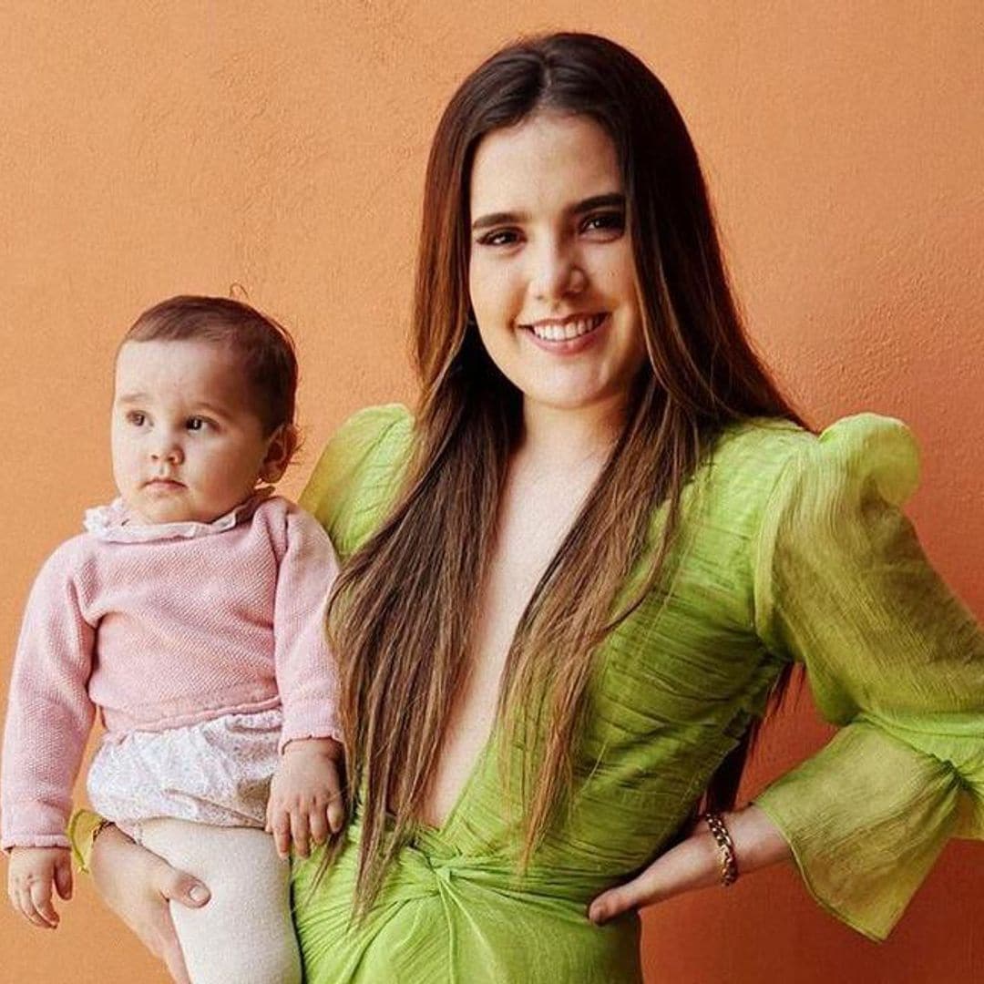 Cayetana, la hija de Camila Fernández, está impaciente por conocer a su primita Mía