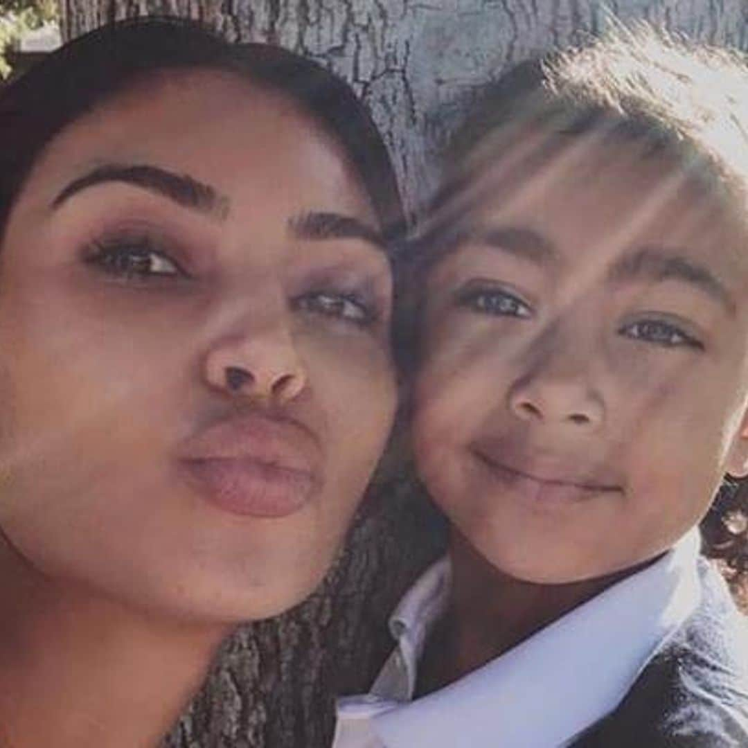 Hija de Kim Kardashian protege a su mamá del coronavirus con un tierno gesto