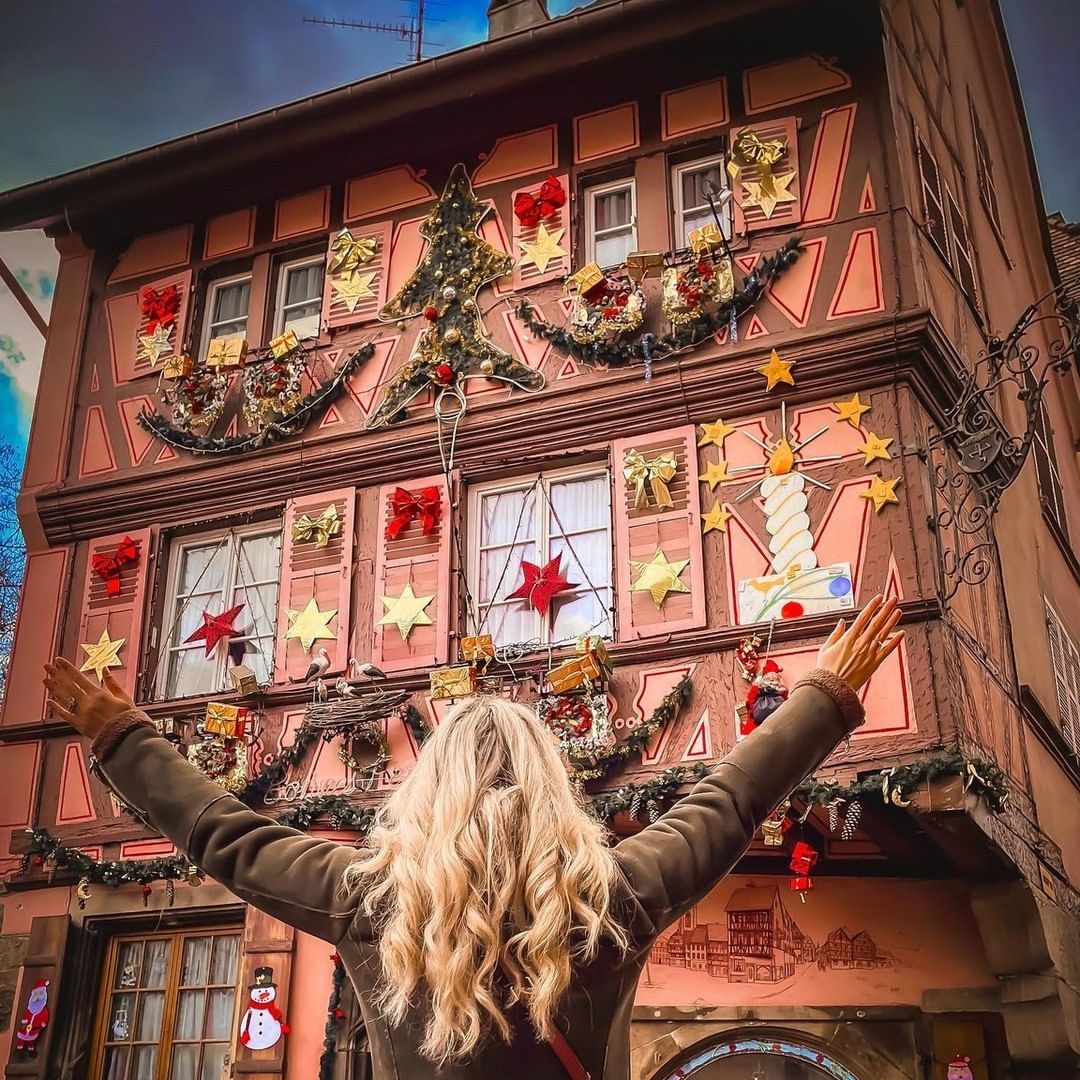 Colmar en Navidad, Alsacia, Francia