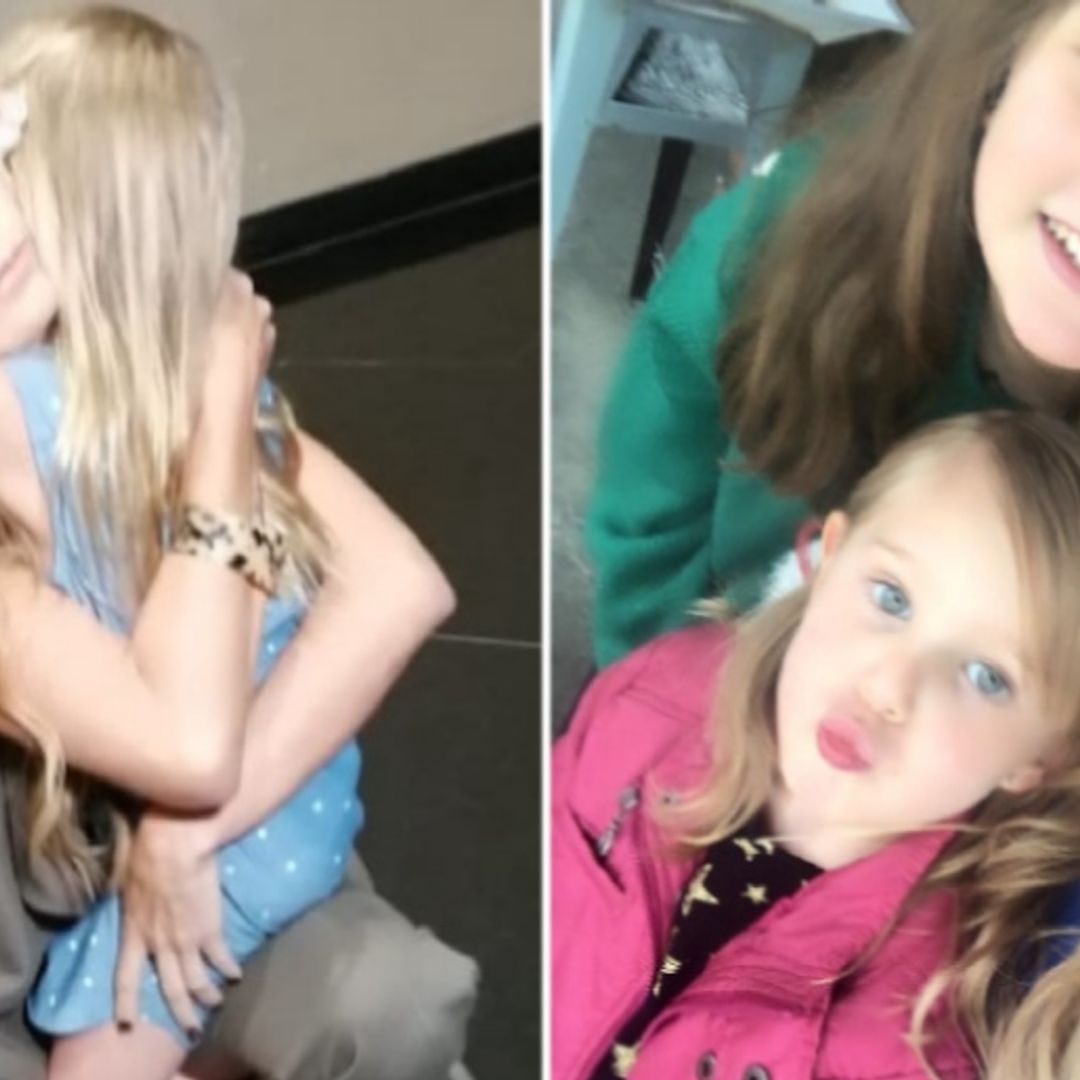 El tierno reencuentro de Geraldine Bazán con sus hijas tras sus vacaciones por Europa