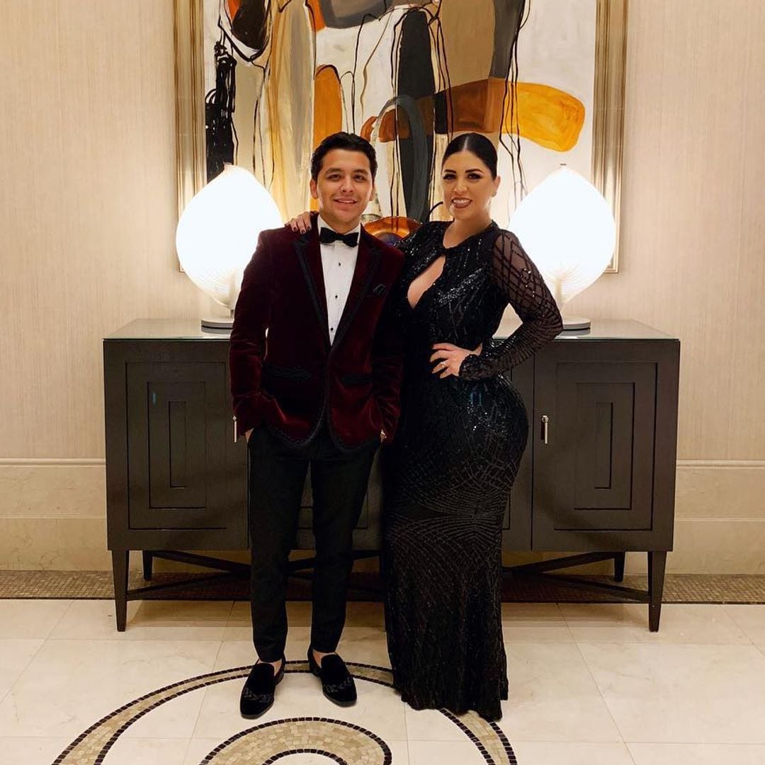 Christian Nodal and his mother Cristy Nodal