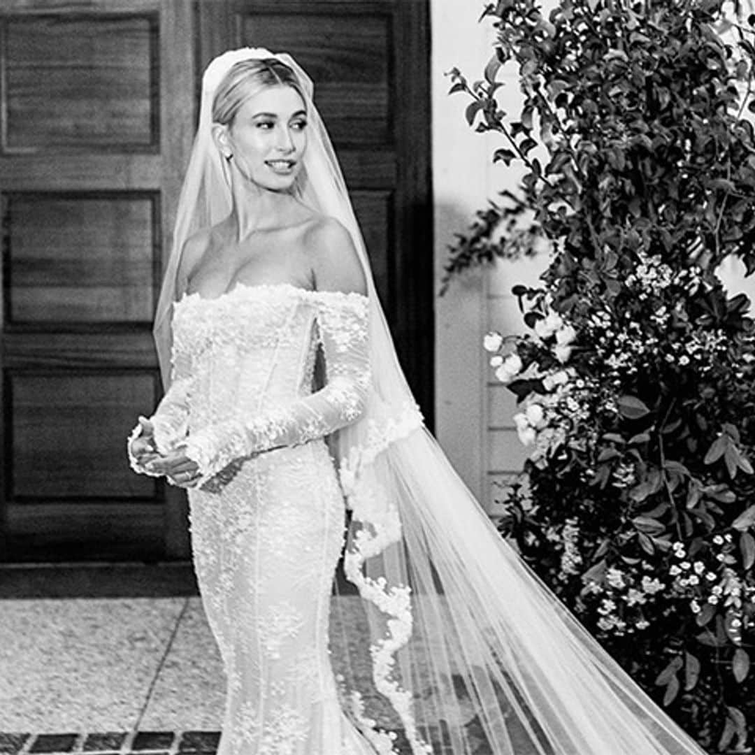 Romántico y con mensaje: Hailey Baldwin desvela el vestido que lució en su boda con Justin Bieber