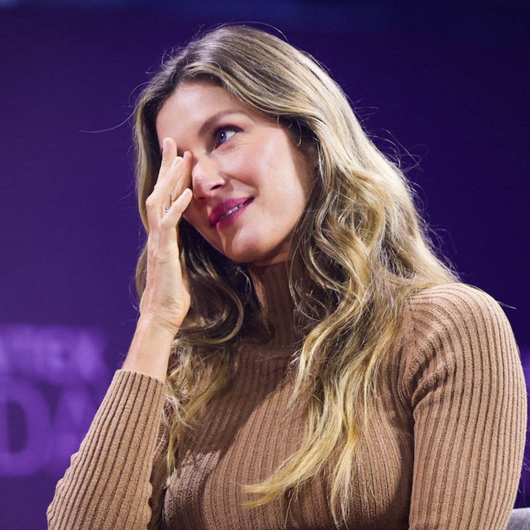 ¿Por qué se echó a llorar Gisele Bündchen en una conferencia en Brasil?