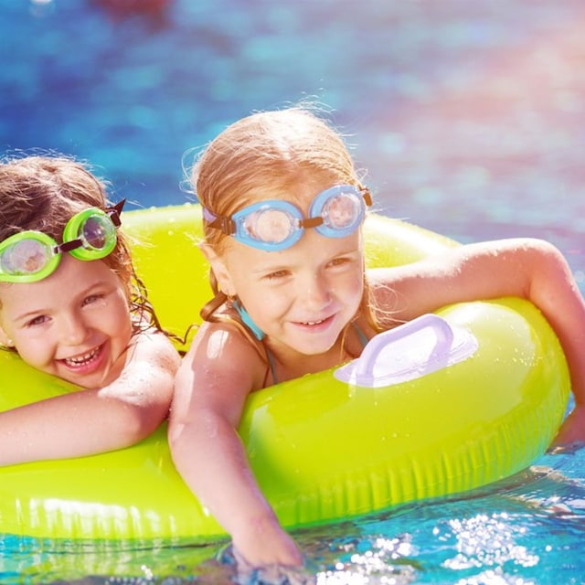 salud infantil y piscina