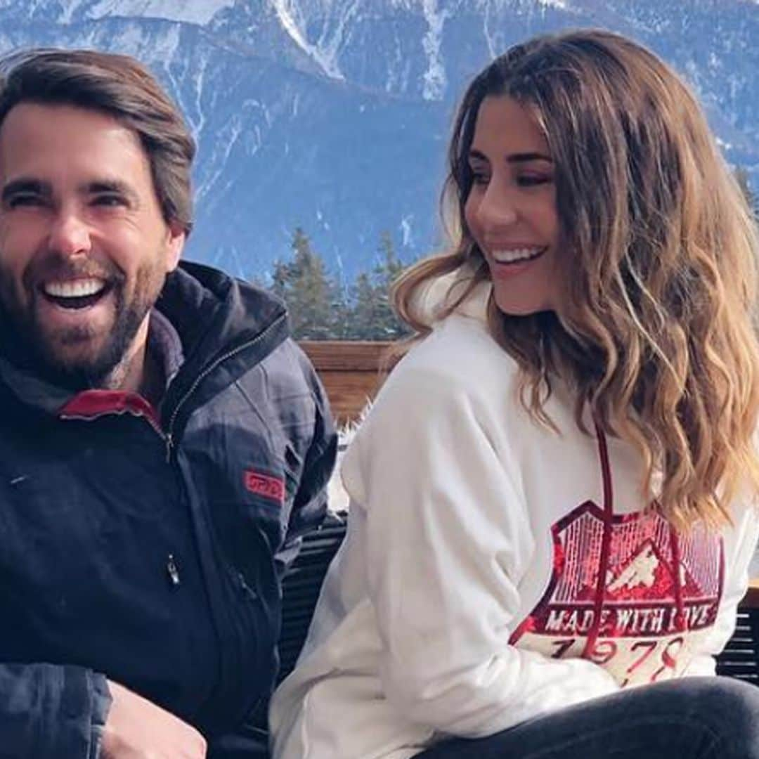 Elena Tablada felicita a su marido con esta foto en la recta final de su embarazo