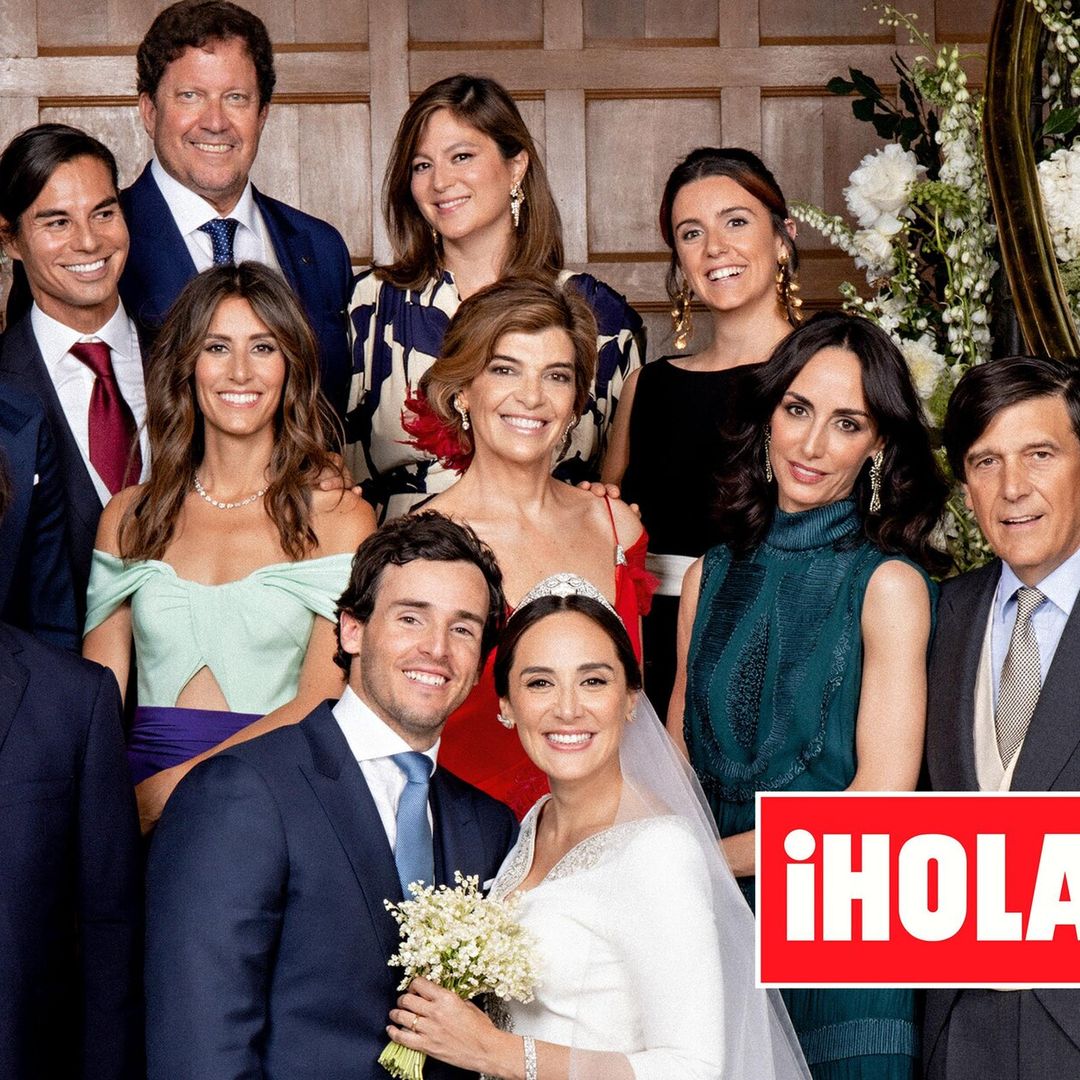 La imagen de la unión: los Falcó y los Preysler, juntos en la boda de Tamara