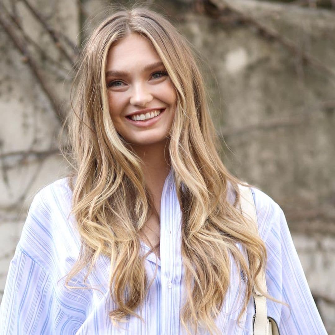 La sorpresa del ángel Romee Strijd en el ecuador de su embarazo