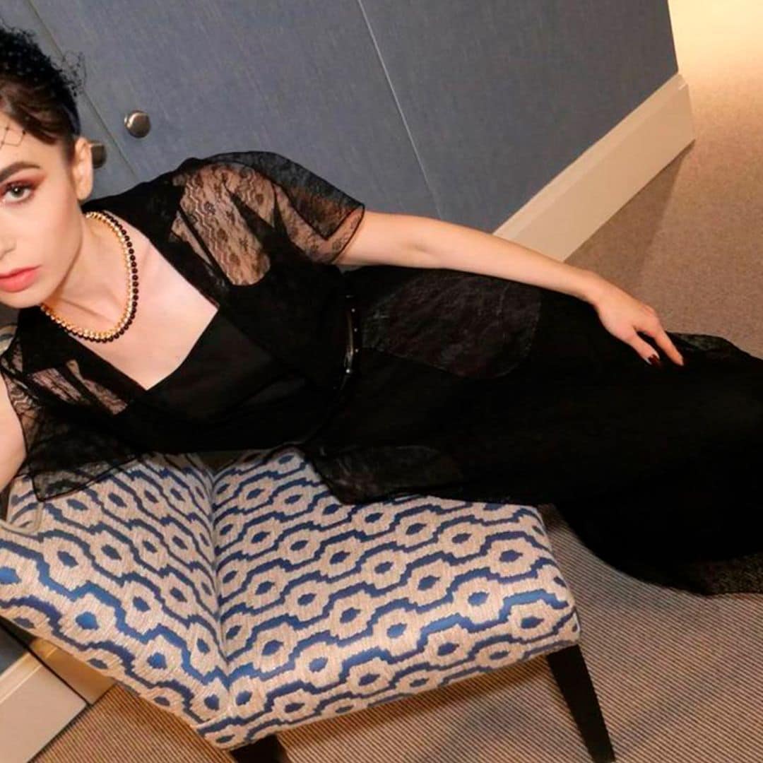 Glamour y elegancia, el último look de Lily Collins desprende 'savoir faire'