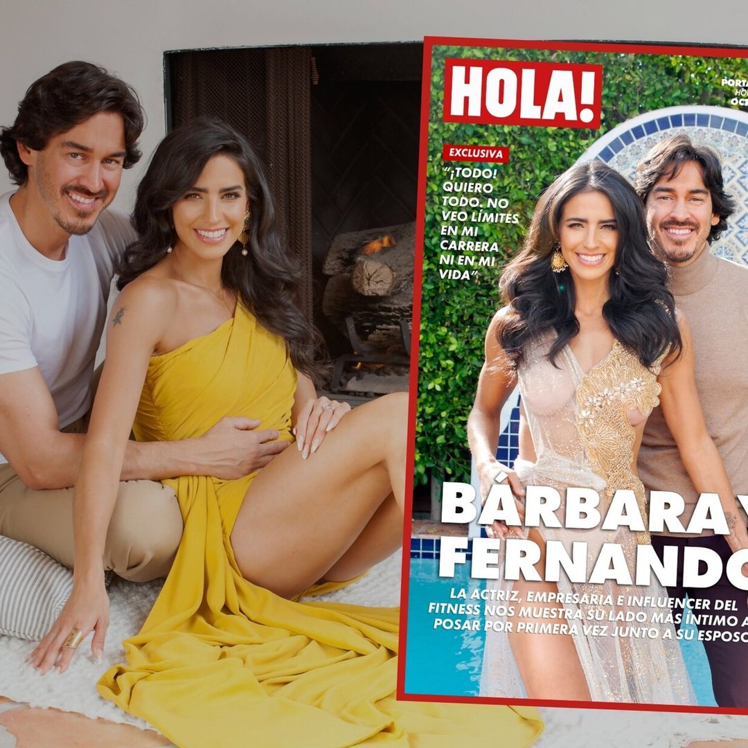 Bárbara De Regil posa por primera vez junto a su esposo Fernando Schoenwald