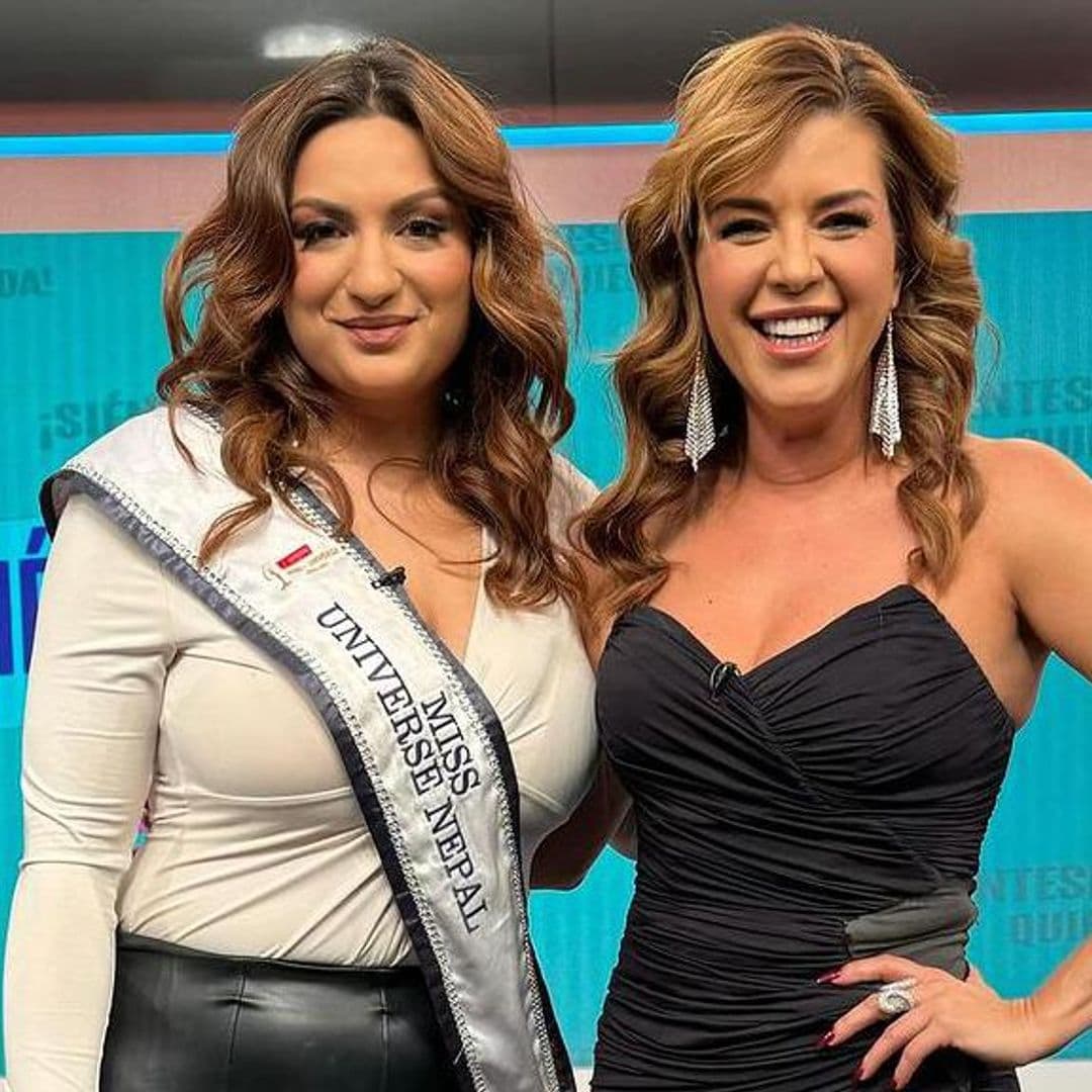 Alicia Machado rompe en llanto en su encuentro con Miss Nepal: ‘¡Significas muchas cosas para mí!’