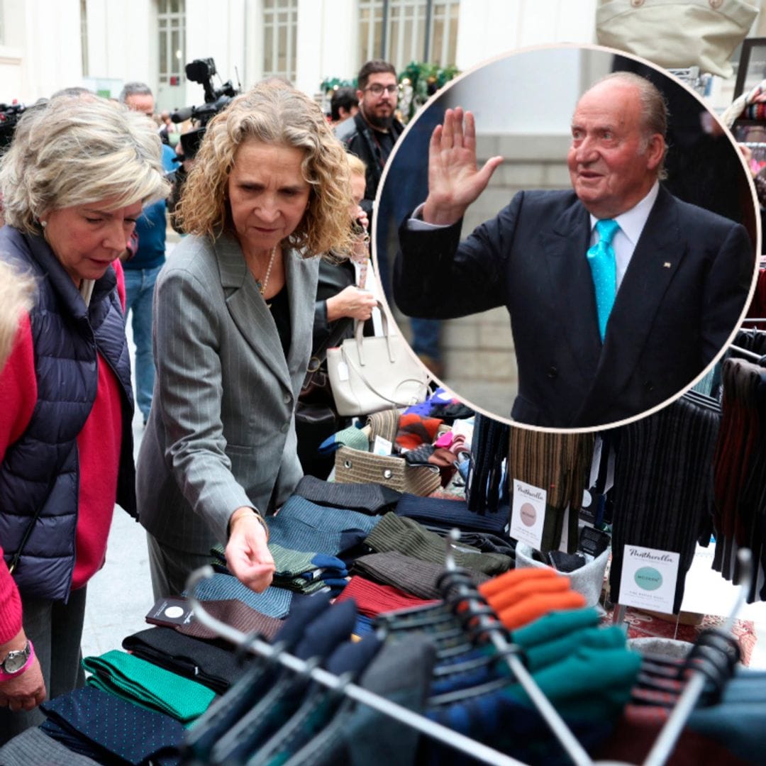 Estos son los cinco trajes del rey Juan Carlos a la venta en el rastrillo solidario de Madrid