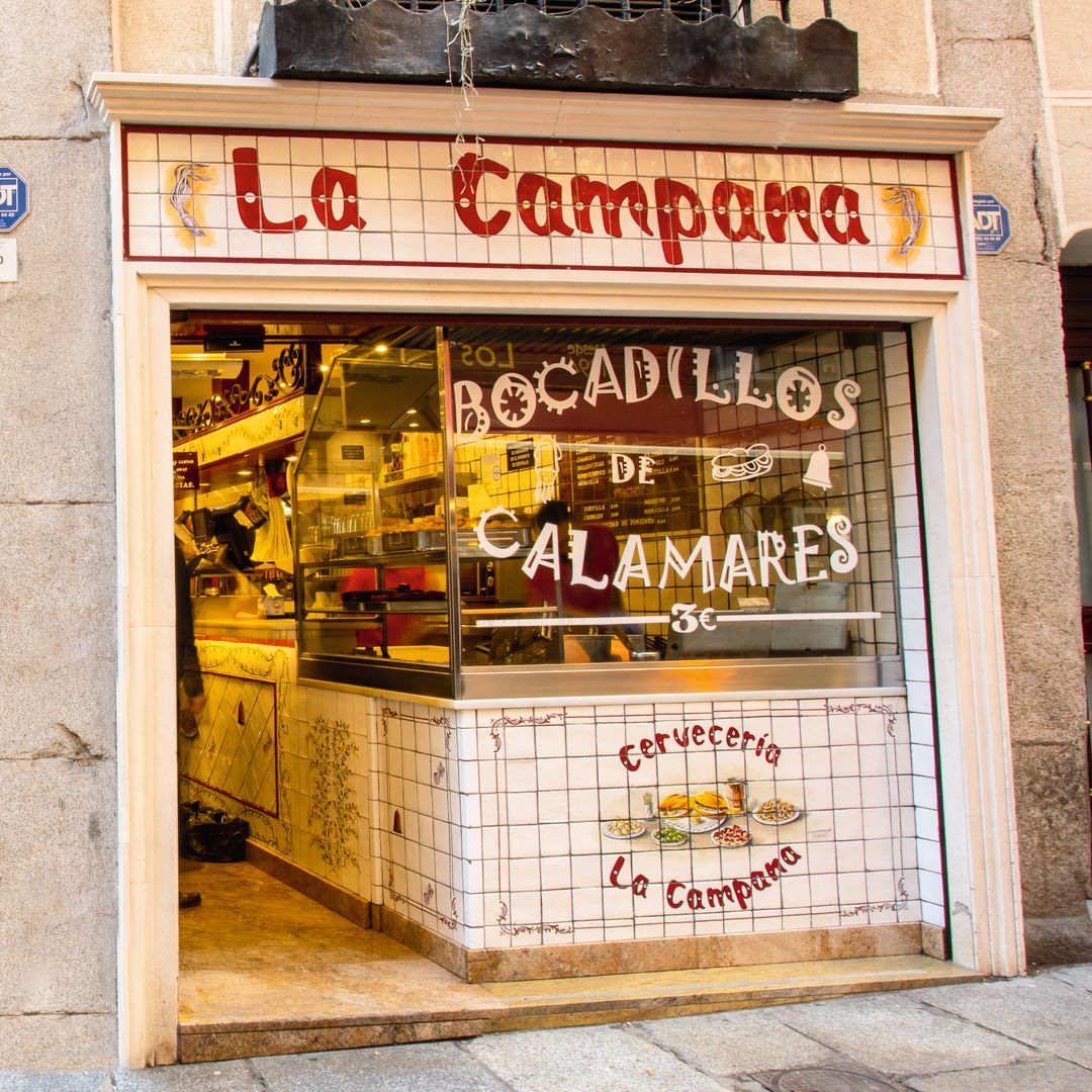 bocadillos de calamar La Campana