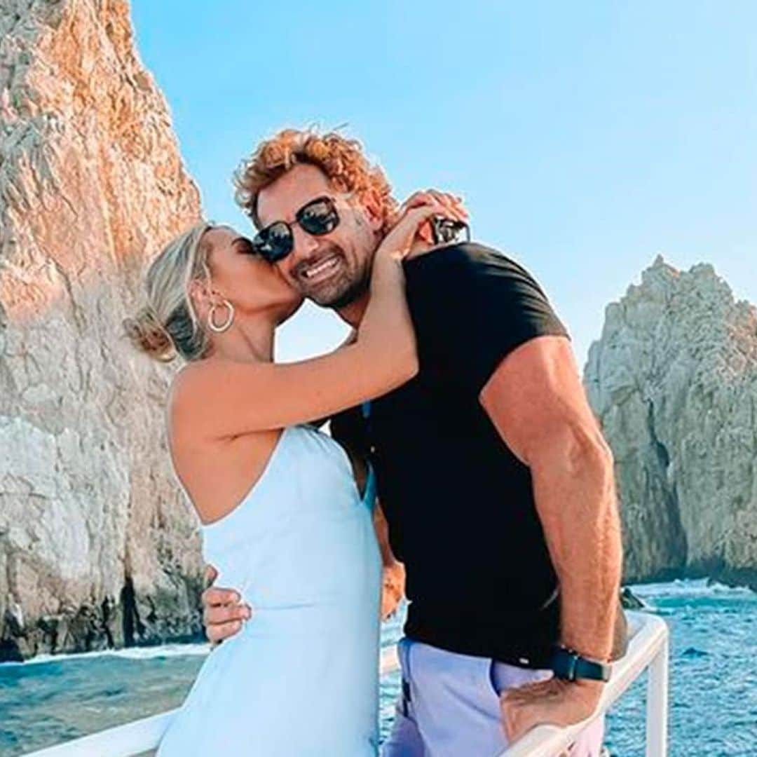 En compañía de sus hijas y de Irina Baeva, Gabriel Soto celebra sus 48 años