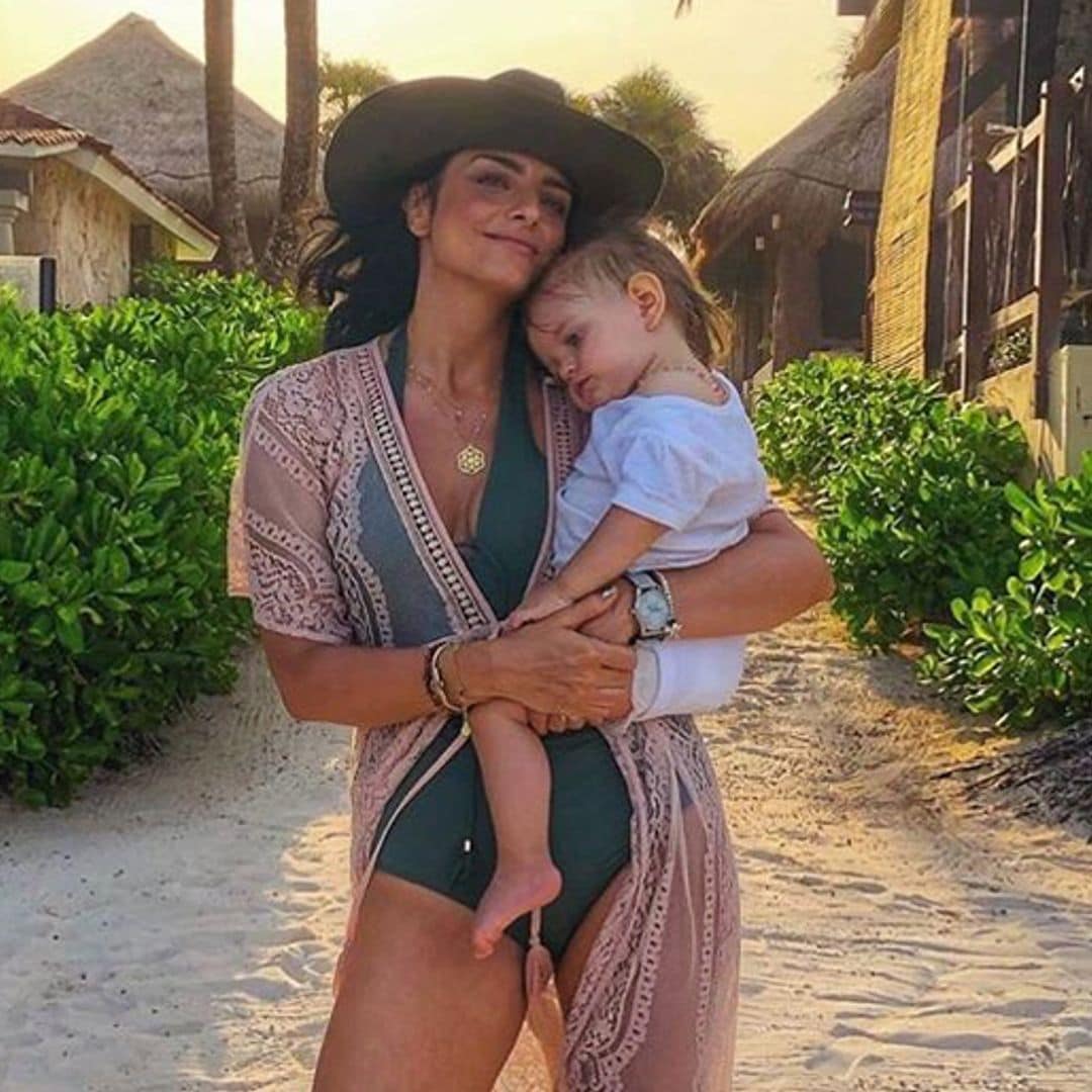 Aislinn Derbez revela cómo es que su hija Kailani se lleva con la novia de Mauricio Ochmann