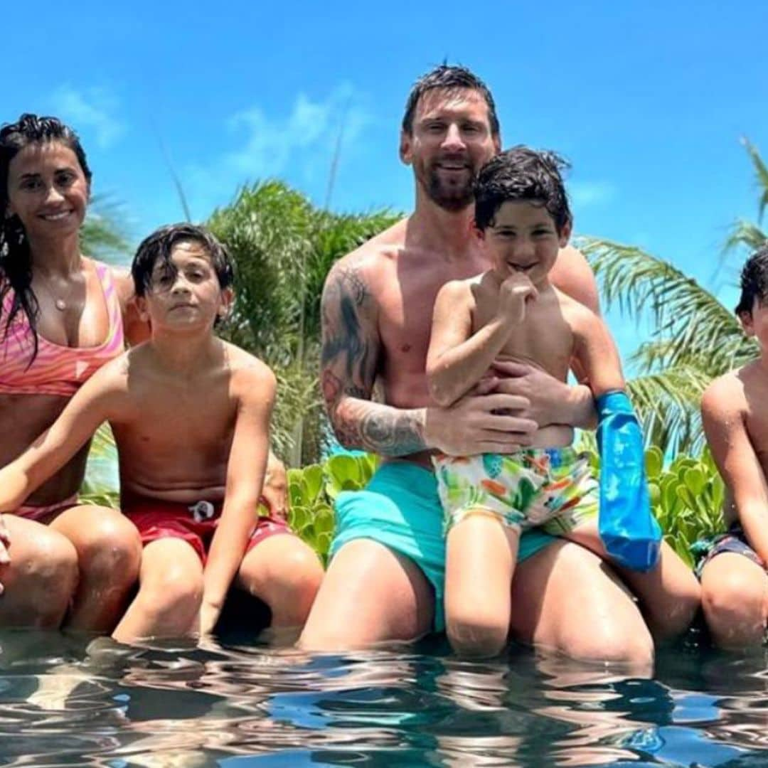 Antonela Roccuzzo y Leo Messi, vacaciones familiares en el paraíso ante la gran expectación por su llegada a Miami