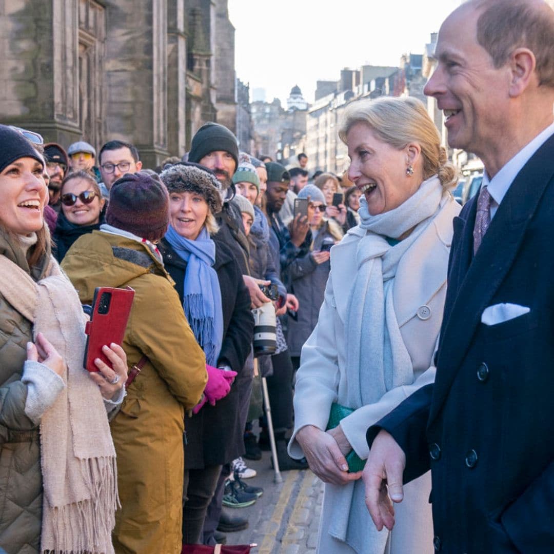 El príncipe Eduardo visita Edimburgo, cuna de su recién estrenado ducado y coincidiendo con su cumpleaños