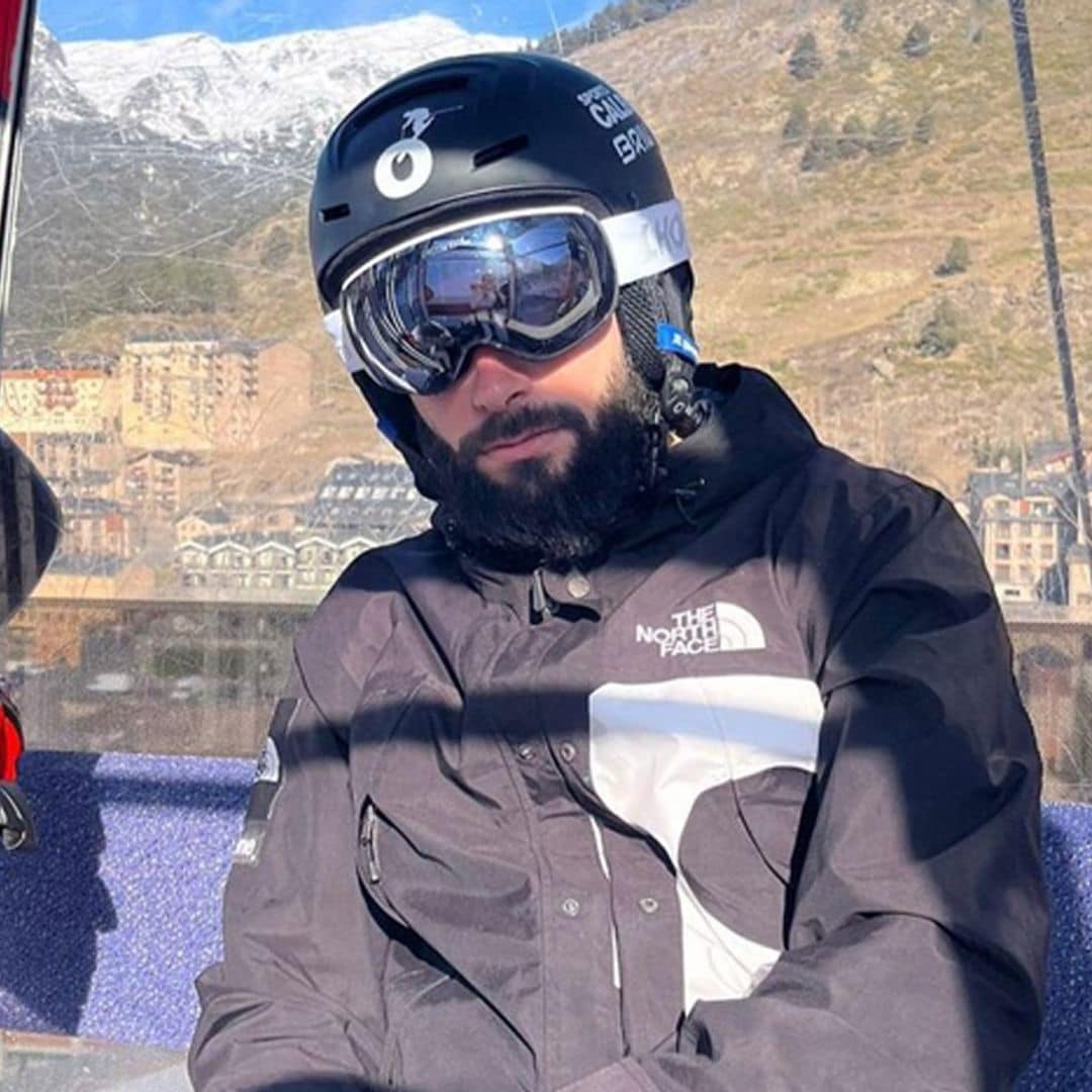 Jota Peleteiro, vacaciones en la nieve en su primera Navidad separado de Jessica Bueno