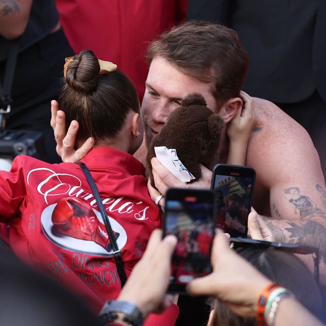 Fernanda Gómez y Maria Fernanda, los amuletos de buena suerte para el 'Canelo' Álvarez previo a su pelea