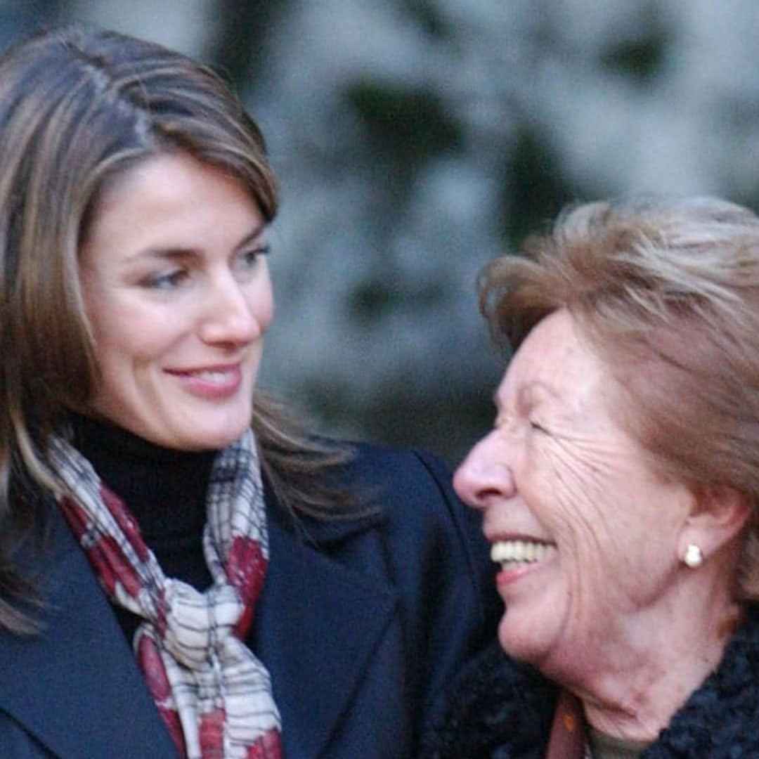 La gran ausencia para la reina Letizia esta Navidad: su abuela Menchu Álvarez del Valle