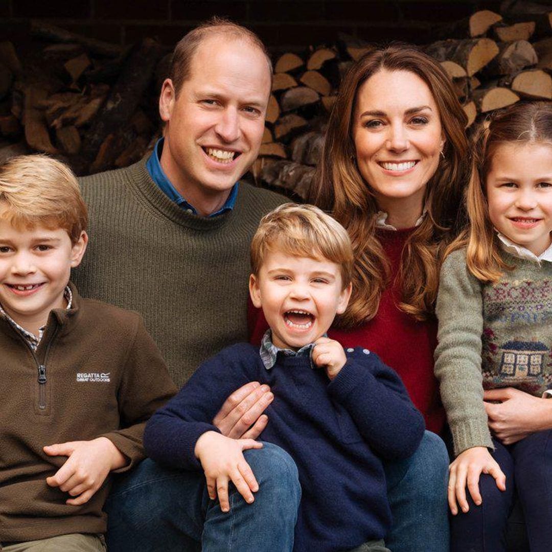 kate middleton and prince william officially release christmas card
